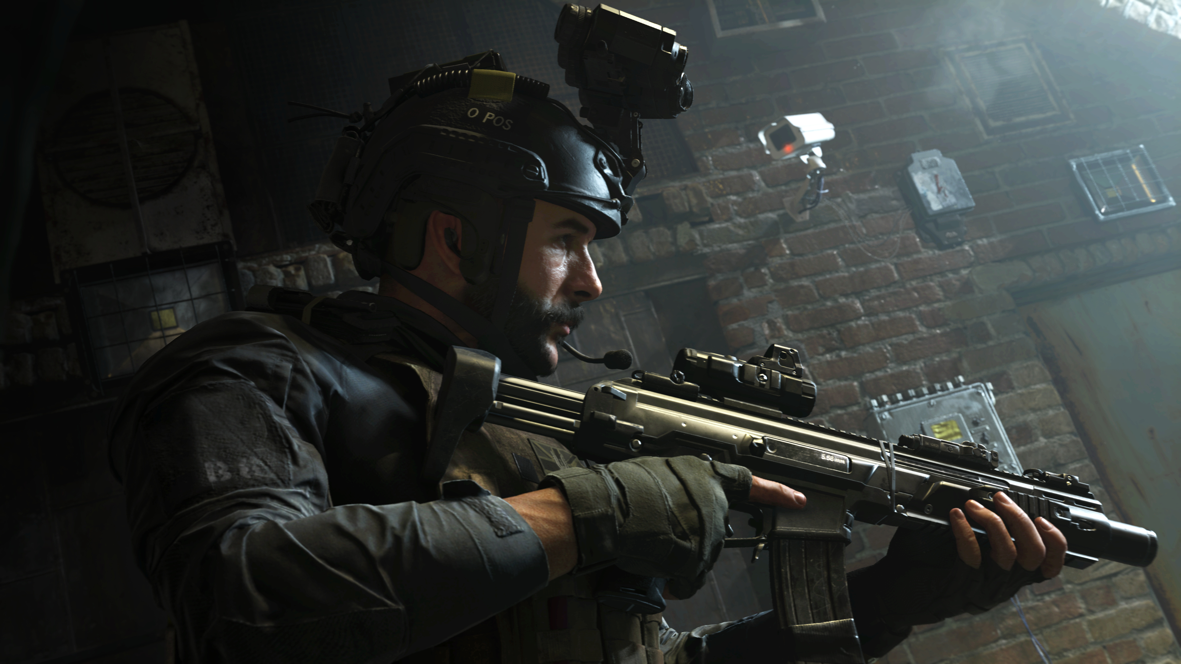 Captain John Price, Call of Duty: Modern Warfare, Tactical helmet with NVG, 4K Desktop wallpaper
