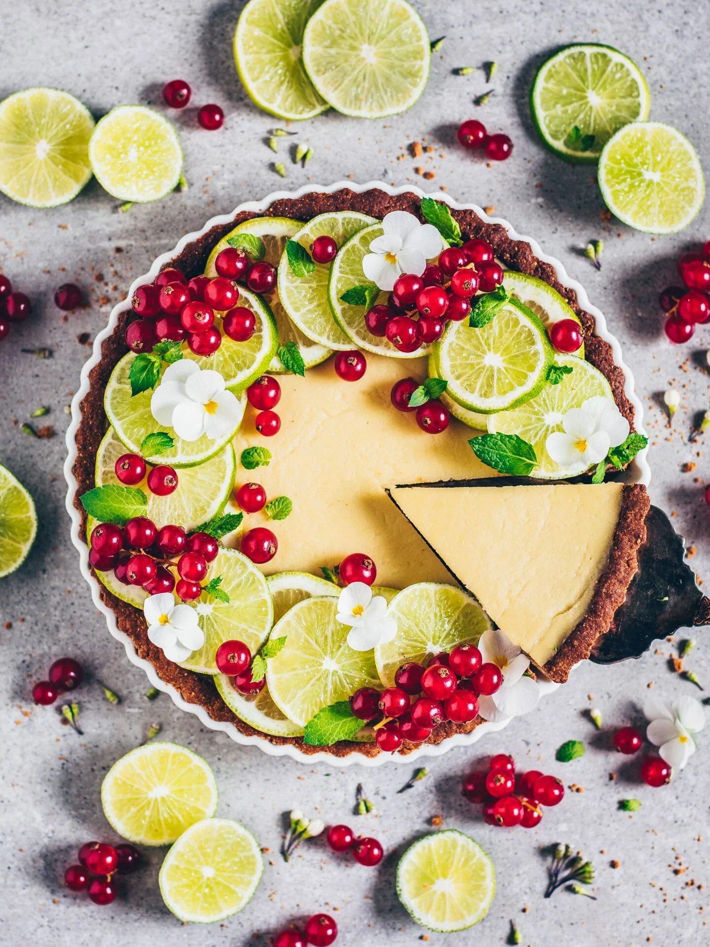 Lime, Vegan key lime pie, Gluten-free, Bianca Zapatka, 1440x1920 HD Phone