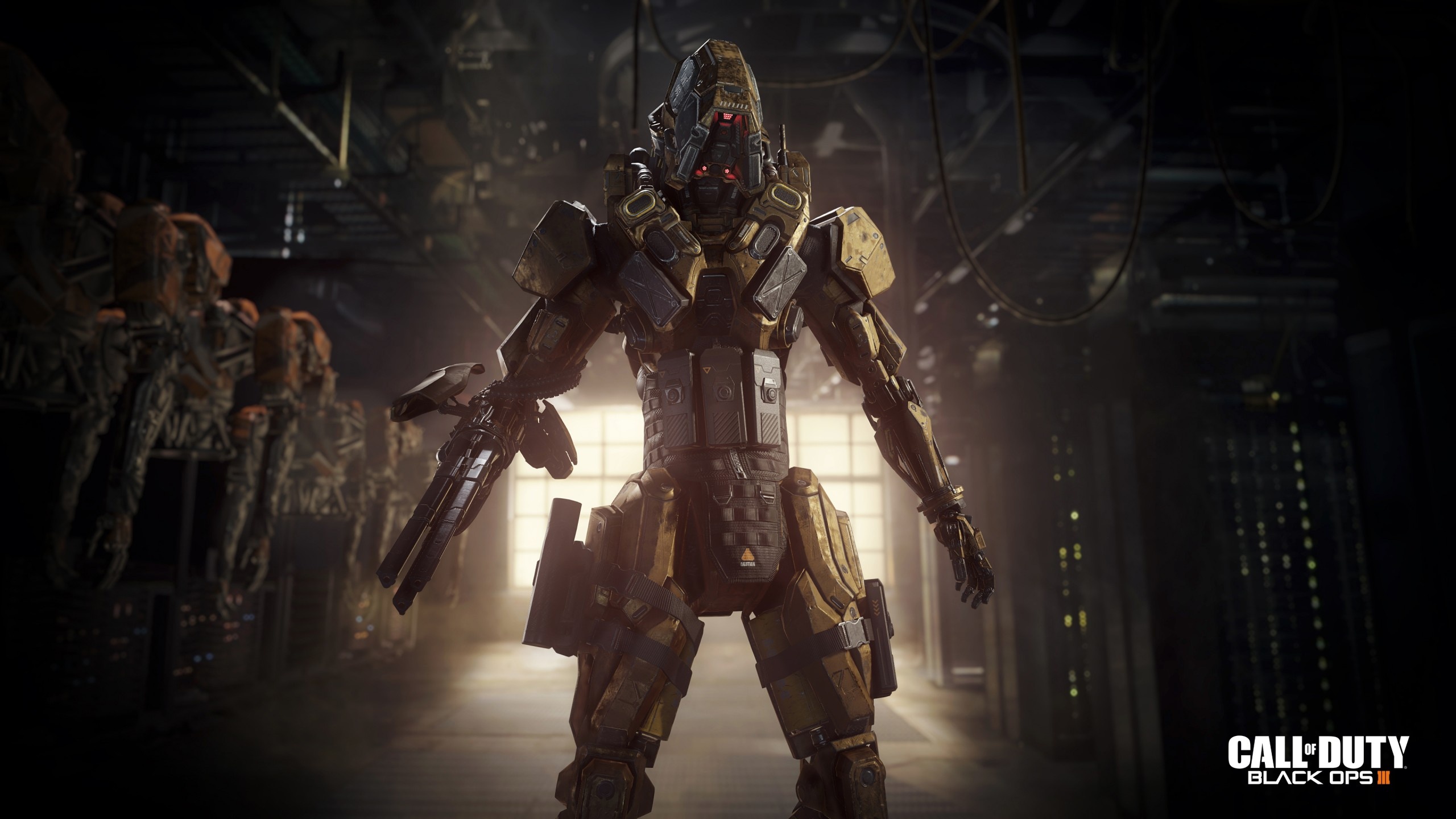 Reaper specialist, Call of Duty: Black Ops III logo, Robotics assembly workshop, HD Desktop wallpaper
