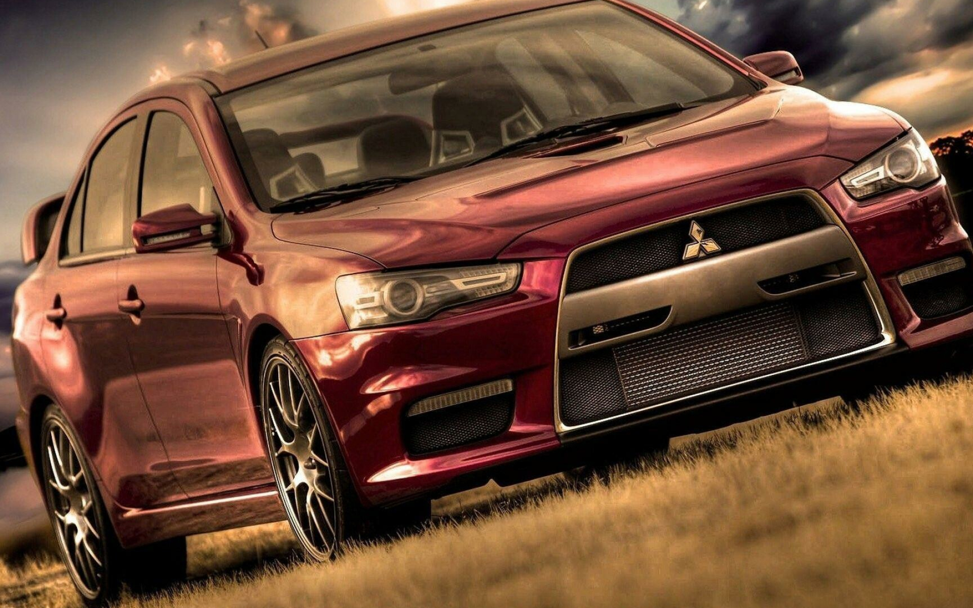 Mitsubishi Lancer, Sporty elegance, Graceful lines, Dynamic performance, 1920x1200 HD Desktop