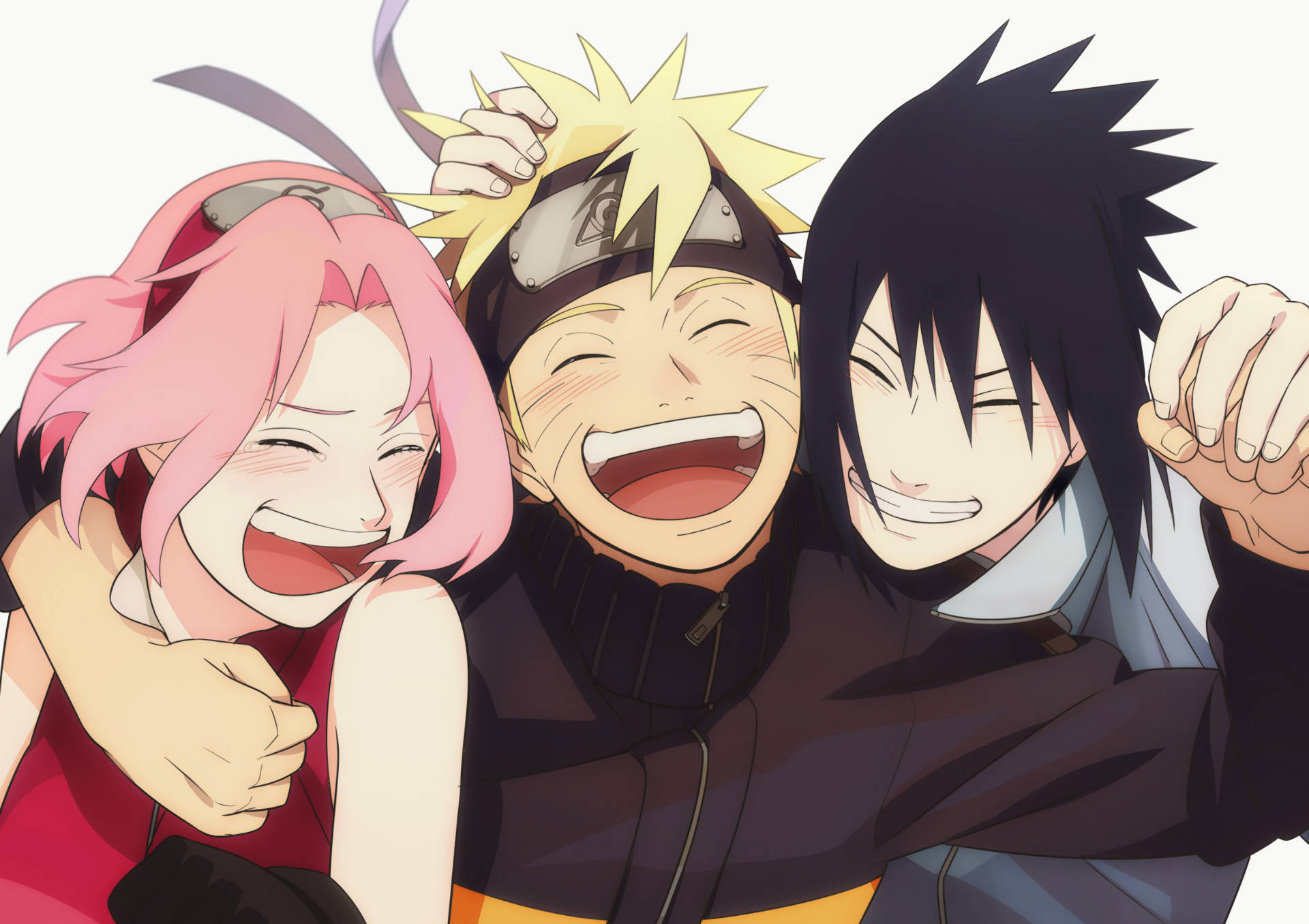 Naruto Uzumaki, Sasuke Uchiha, Sakura Haruno, Team 7, HD Desktop wallpaper