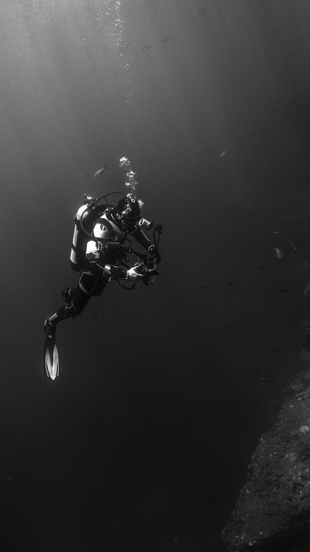 Stunning scuba wallpaper, Posted by John Anderson, Underwater adventure, Dive enthusiasts, 1080x1920 Full HD Phone