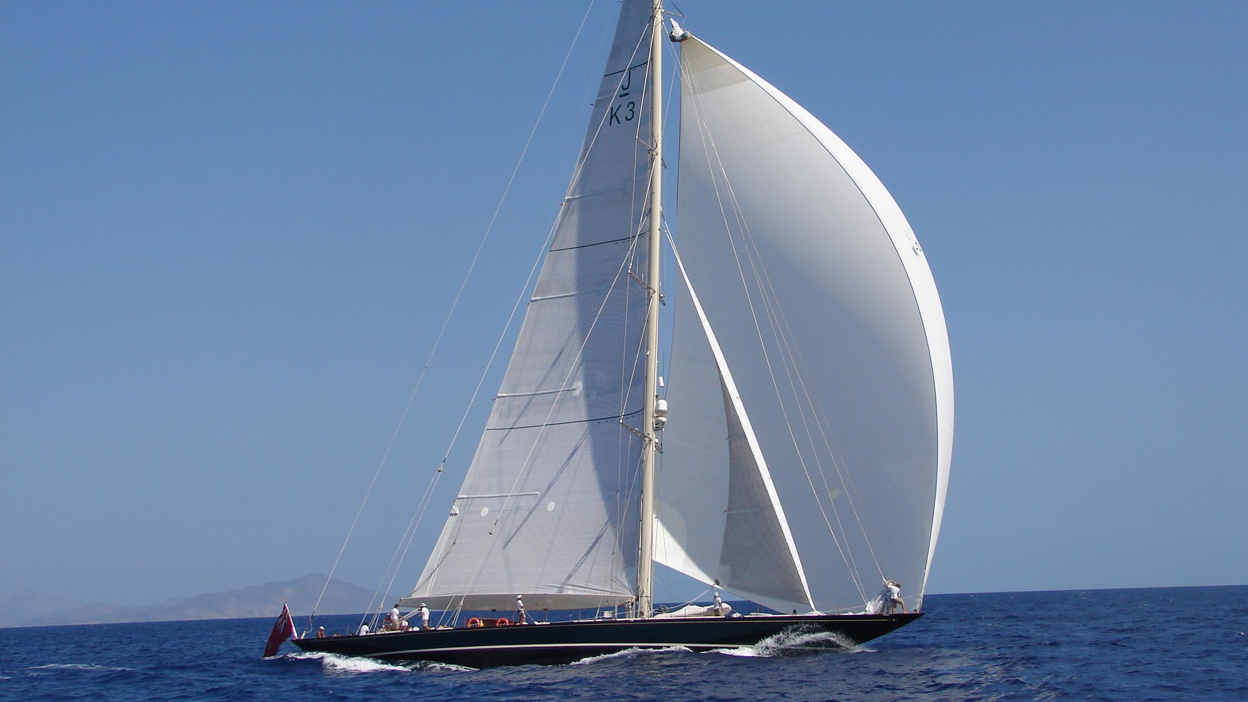 Sail boat travels, Orion yacht, Camper and Nicholsons, Classic sailboat, 2560x1440 HD Desktop