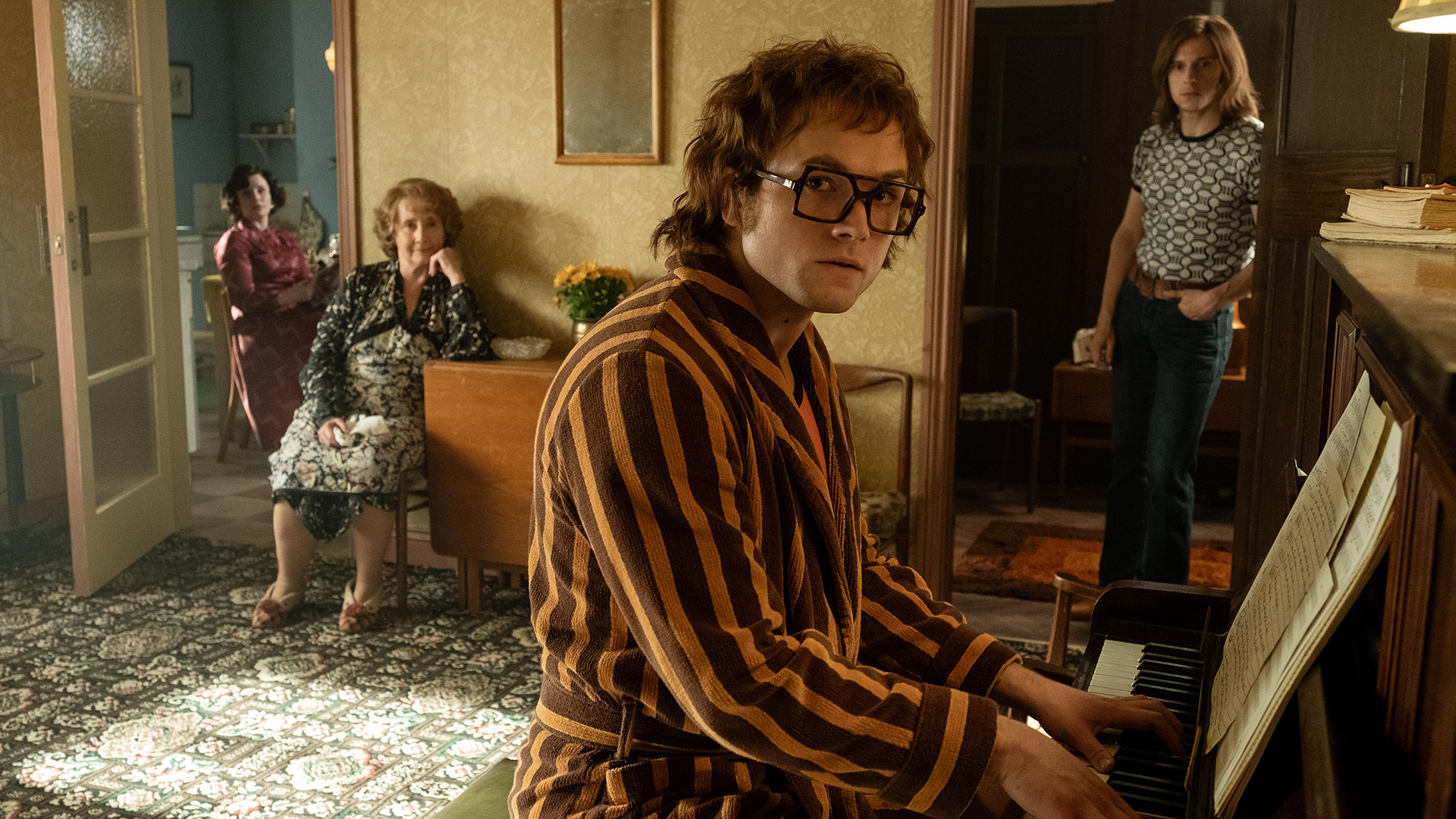 Rocketman movie, Fanart masterpiece, Movie-inspired art, Captivating visuals, 1920x1080 Full HD Desktop