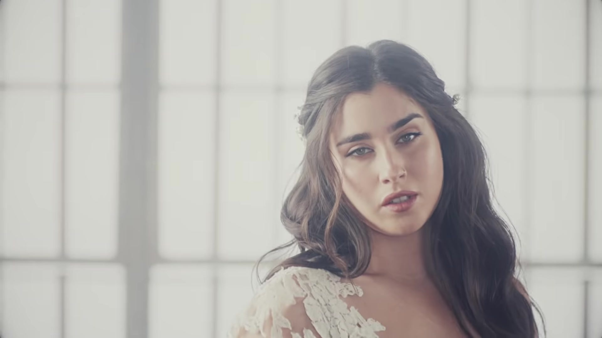 Music video wardrobe, Lauren Jauregui, Fifth Harmony, White dress, 1920x1080 Full HD Desktop