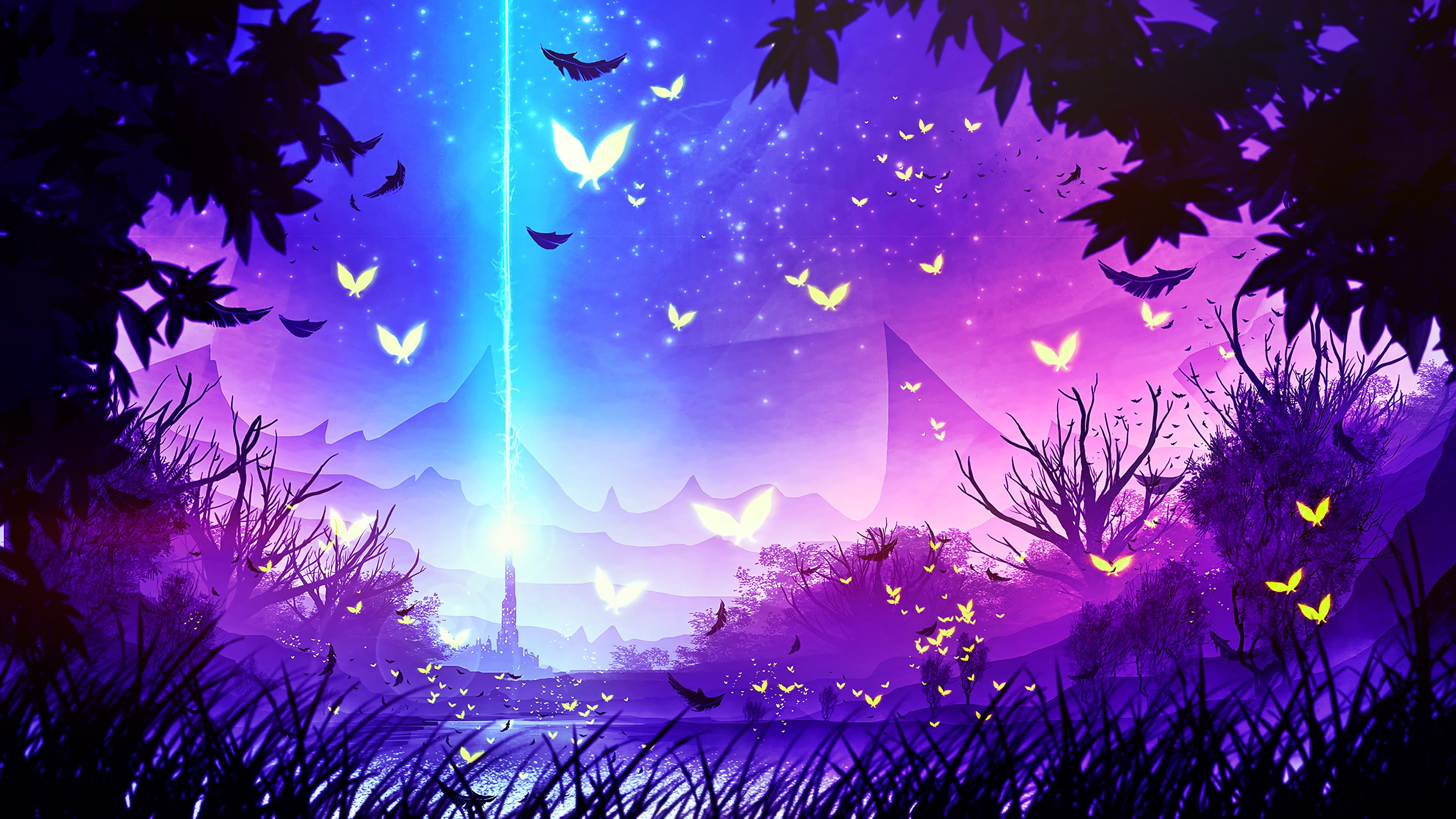 Fantasy Art, Landscape, Forest, Artist, Images, 3840x2160 4K Desktop