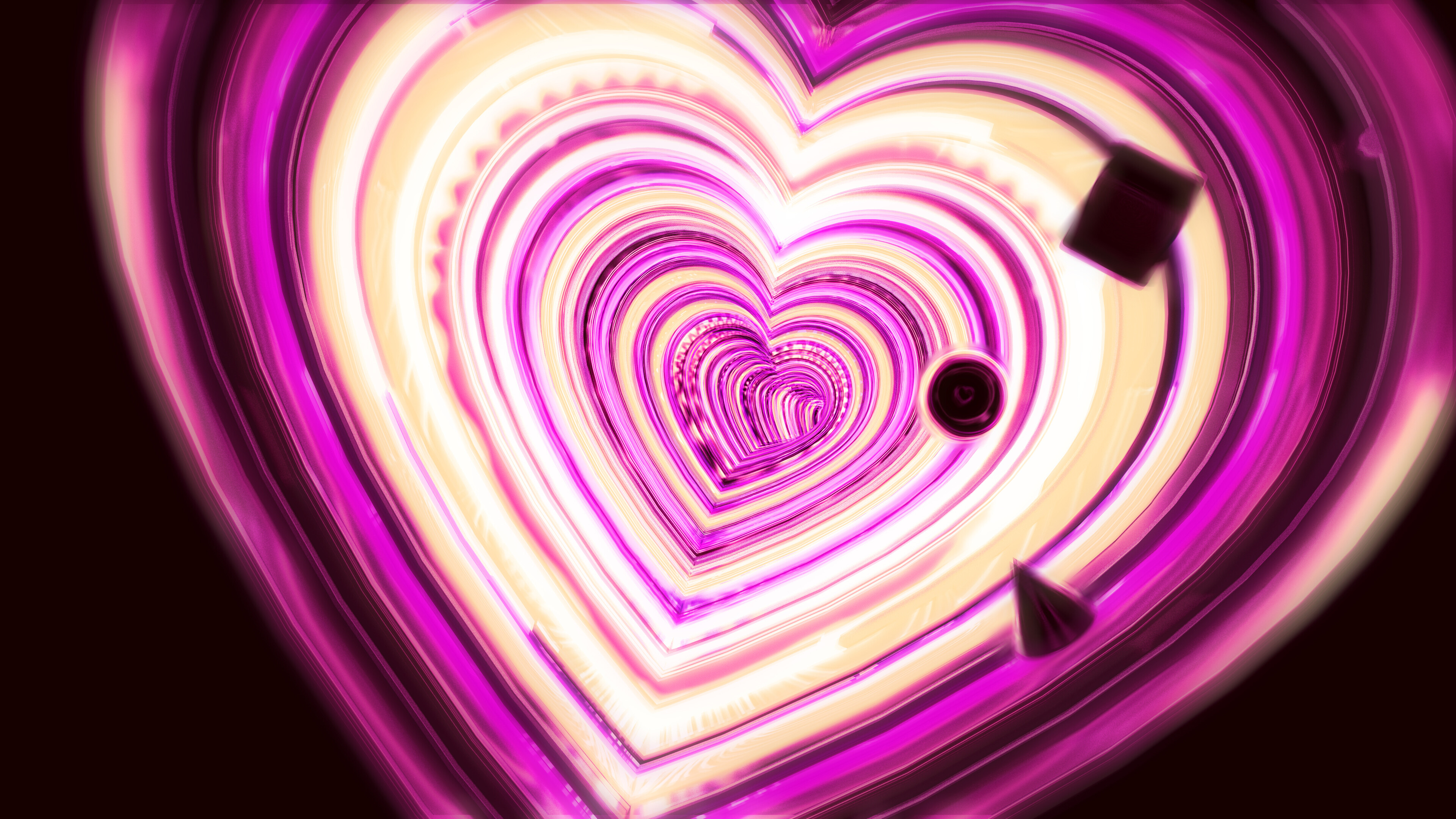 Love heart wallpaper, 4K, 3840x2160 4K Desktop