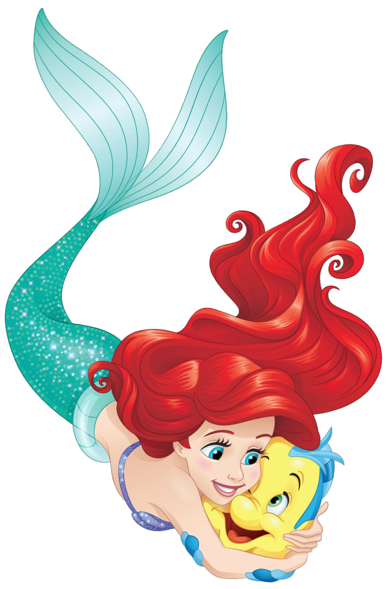 The Little Mermaid, 1989 art, 1260x1920 HD Phone