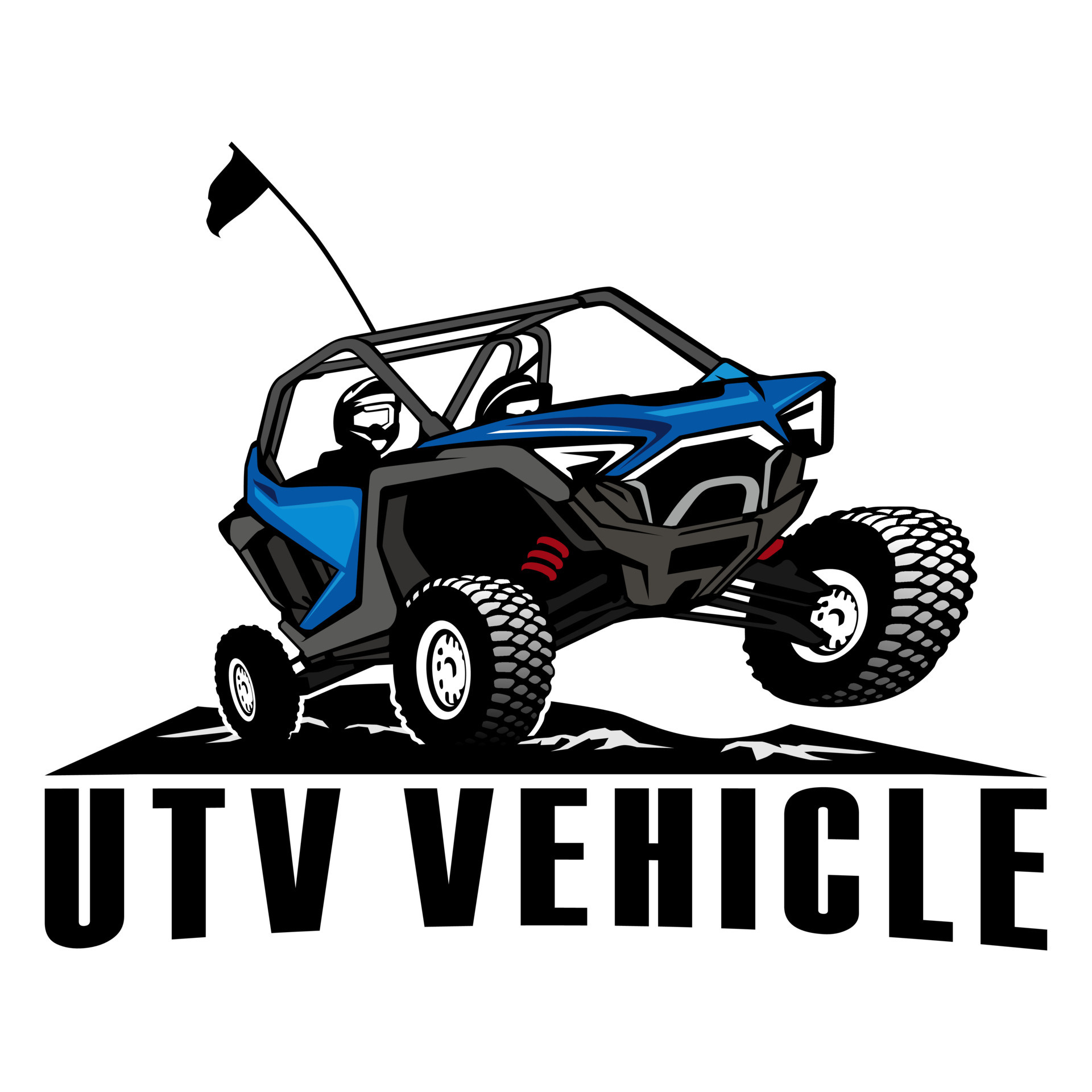 utv logo design icon vector 6793540 Vector Art 1920x1920