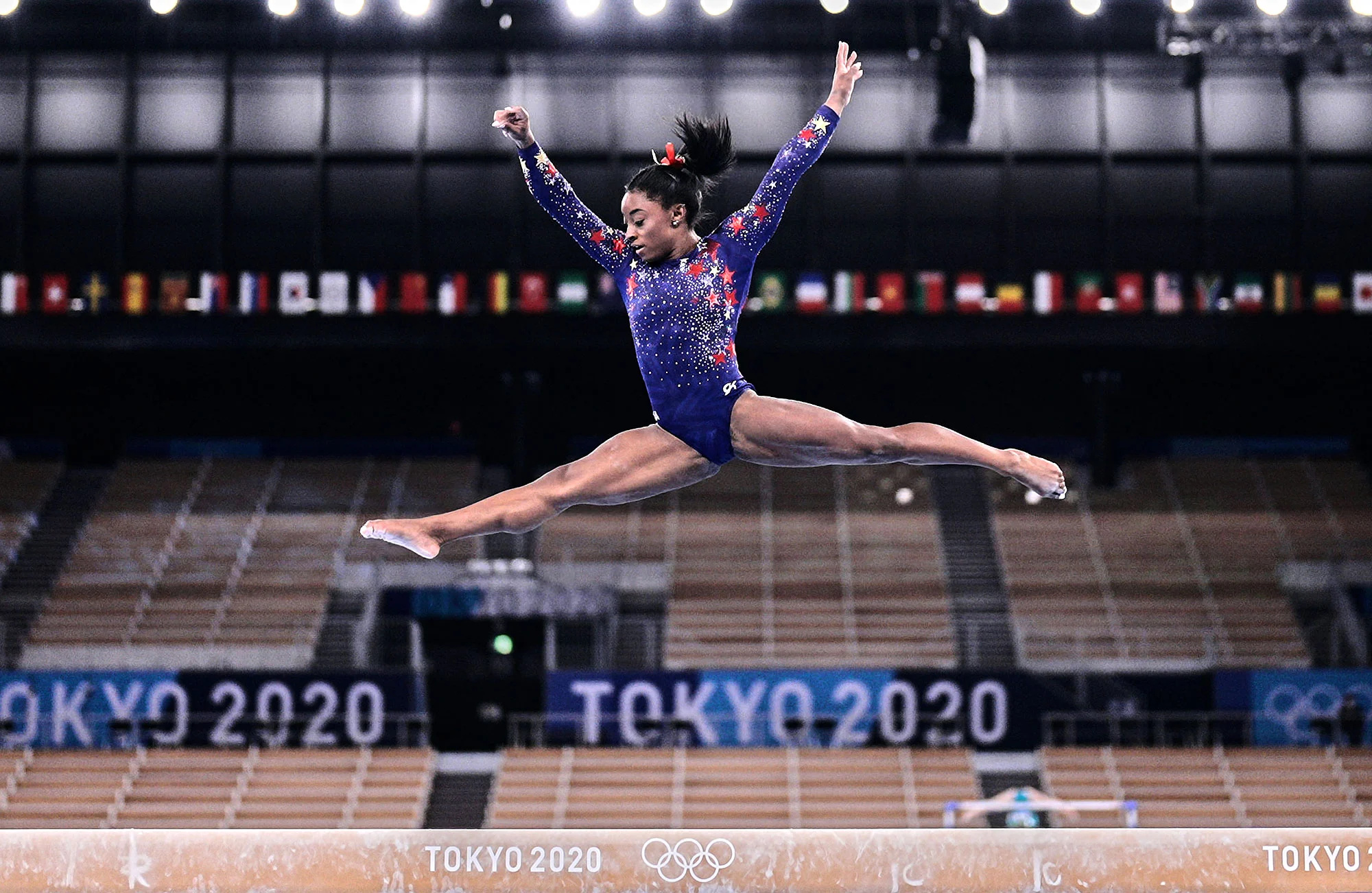 Balance Beam, Simone Biles, Olympic icon, Multifaceted talent, 2000x1310 HD Desktop