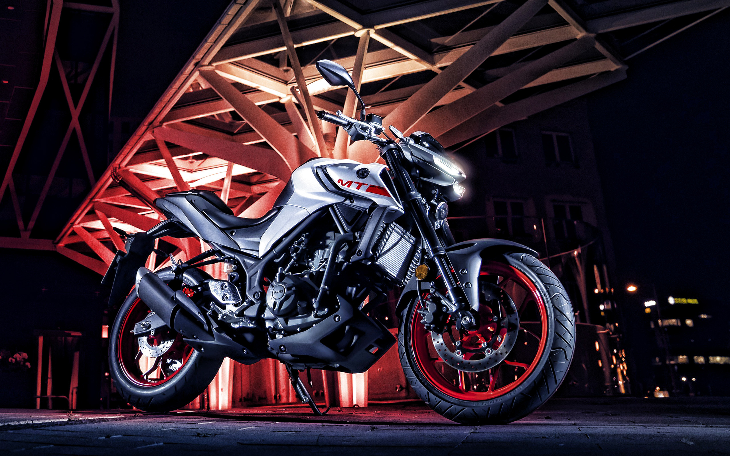 Front View, Yamaha MT-03 Wallpaper, 2560x1600 HD Desktop
