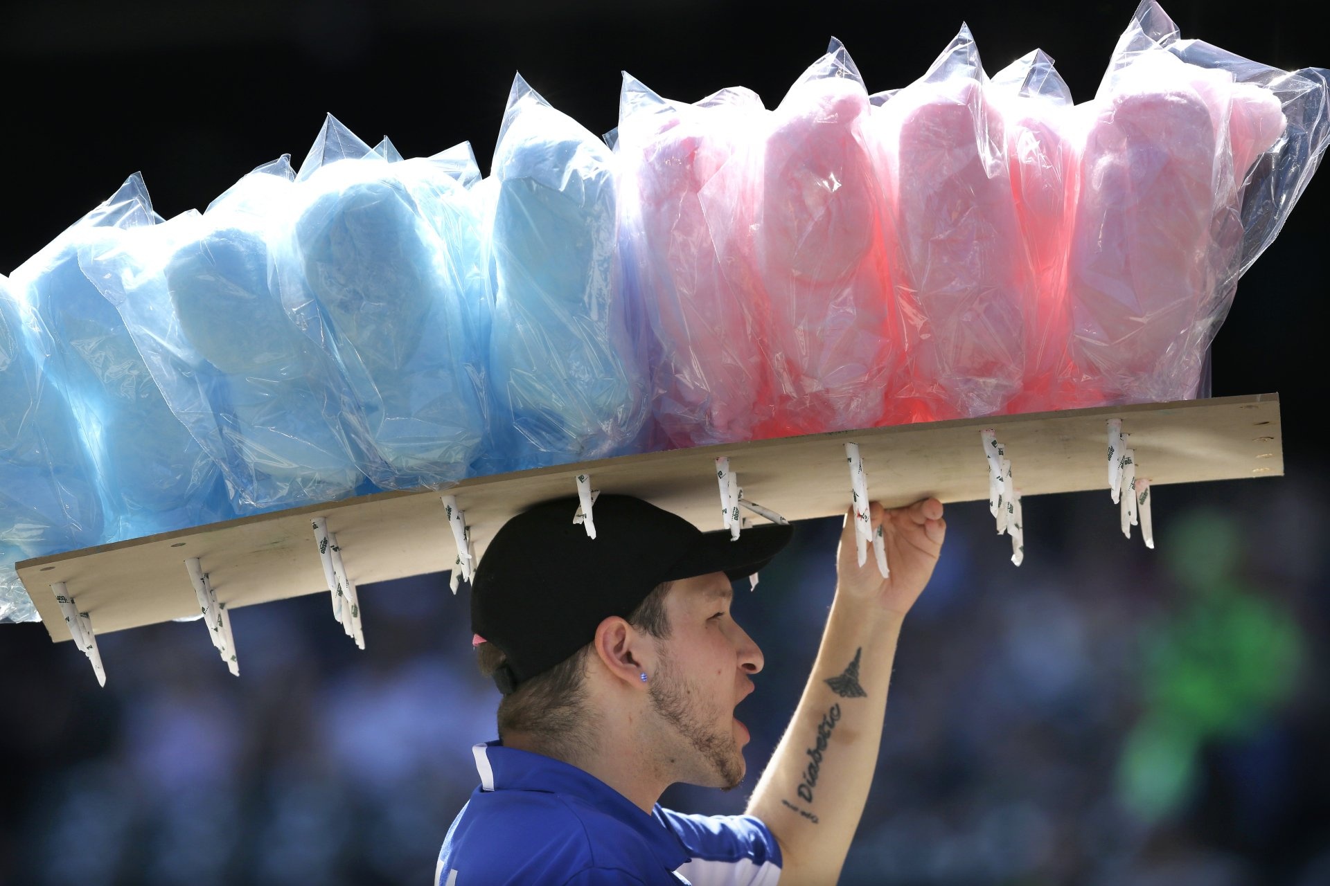 4K ultra HD cotton candy, Colorful sugary swirls, Eye-catching wallpaper, Sweet confection, 1920x1280 HD Desktop