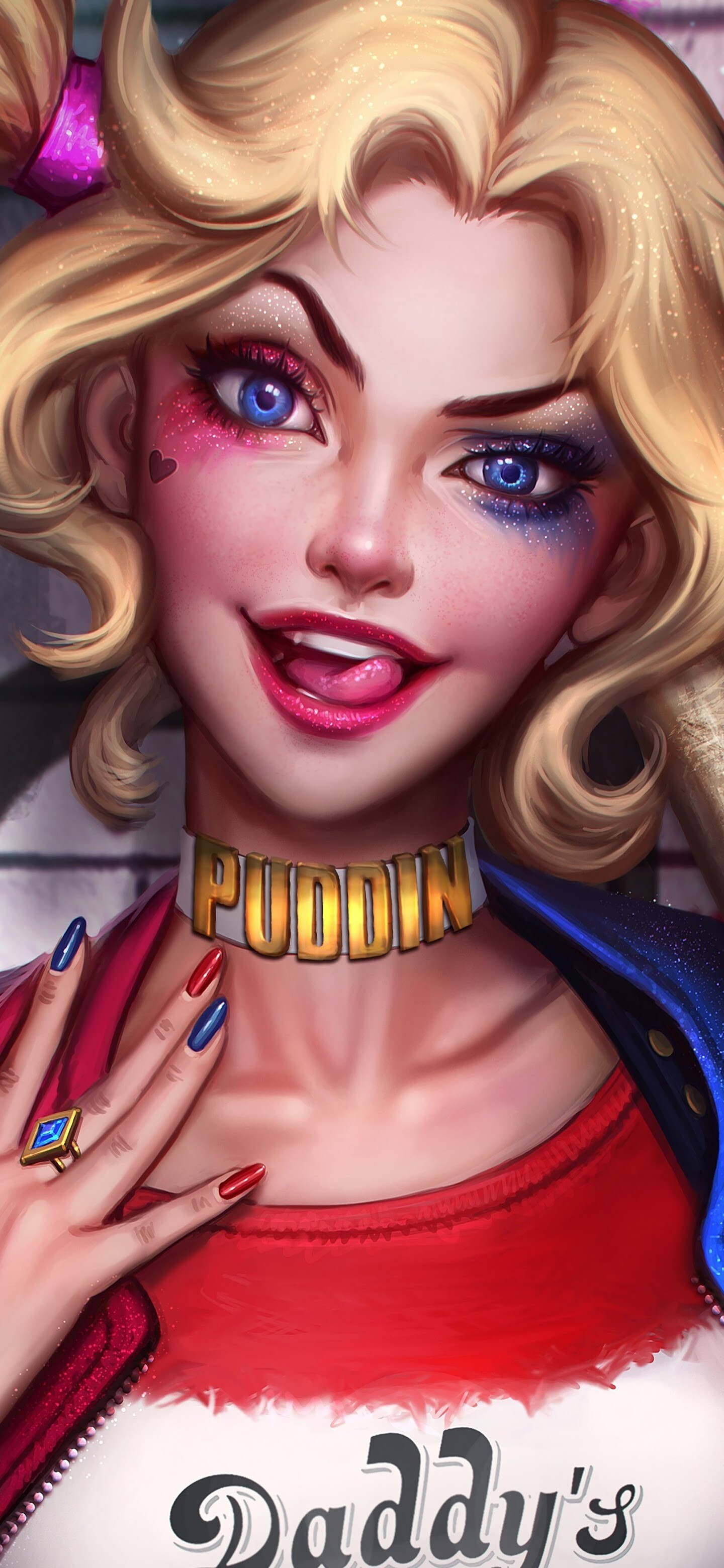 Harley Quinn, PC desktop, 4K wallpaper, 1440x3120 HD Phone
