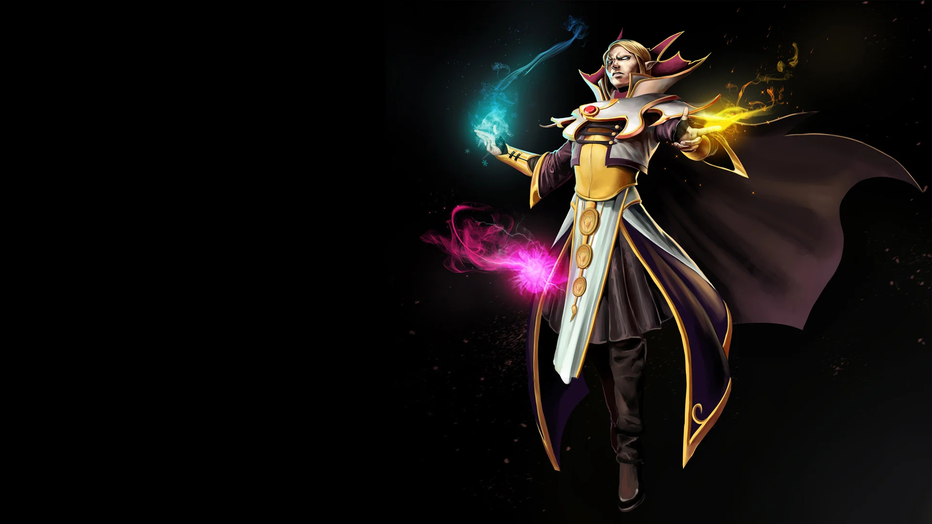 Invoker, Dota 2, Hero wallpaper, Battle arena, 1920x1080 Full HD Desktop