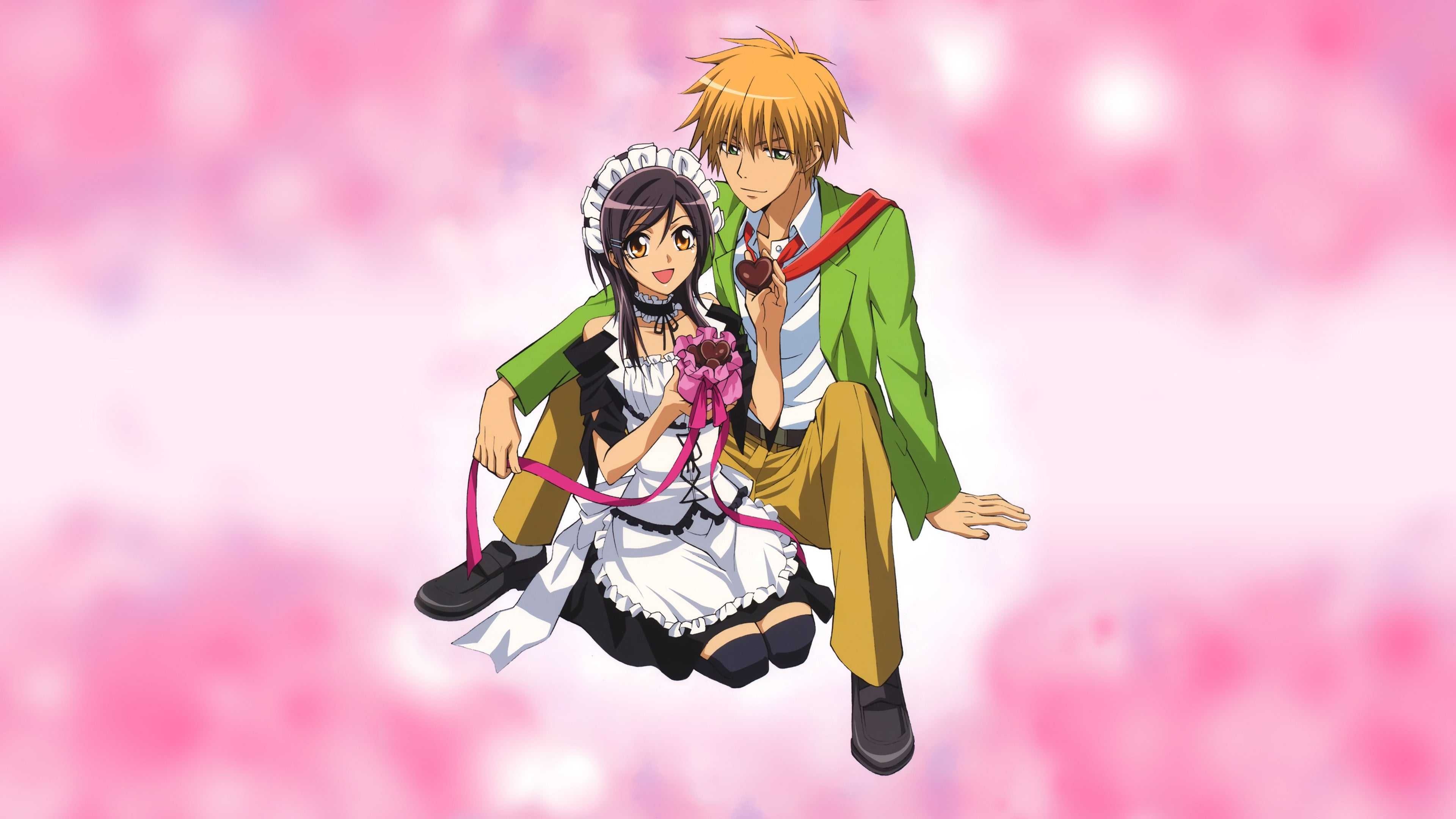 Misaki Ayuzawa and Takumi Usui, Maid Sama! Wallpaper, 3840x2160 4K Desktop
