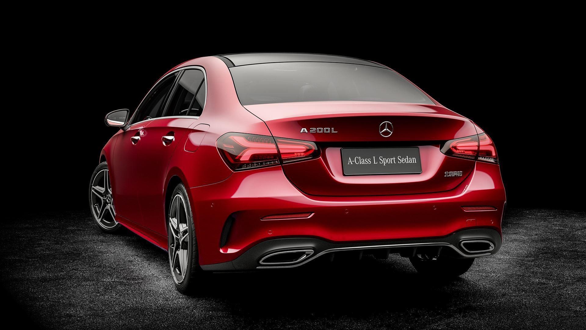 Mercedes-Benz A-Class, Saloon model, High-resolution wallpapers, Luxury car, 1920x1090 HD Desktop