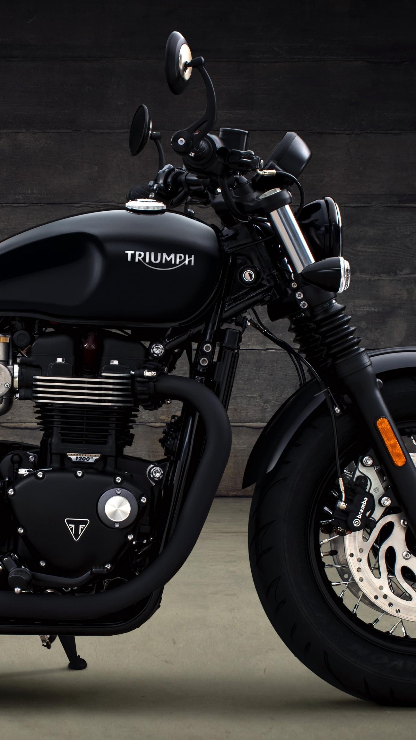 Triumph Bobber, Triumph iPhone wallpapers, Zoey Walker, 1440x2560 HD Phone