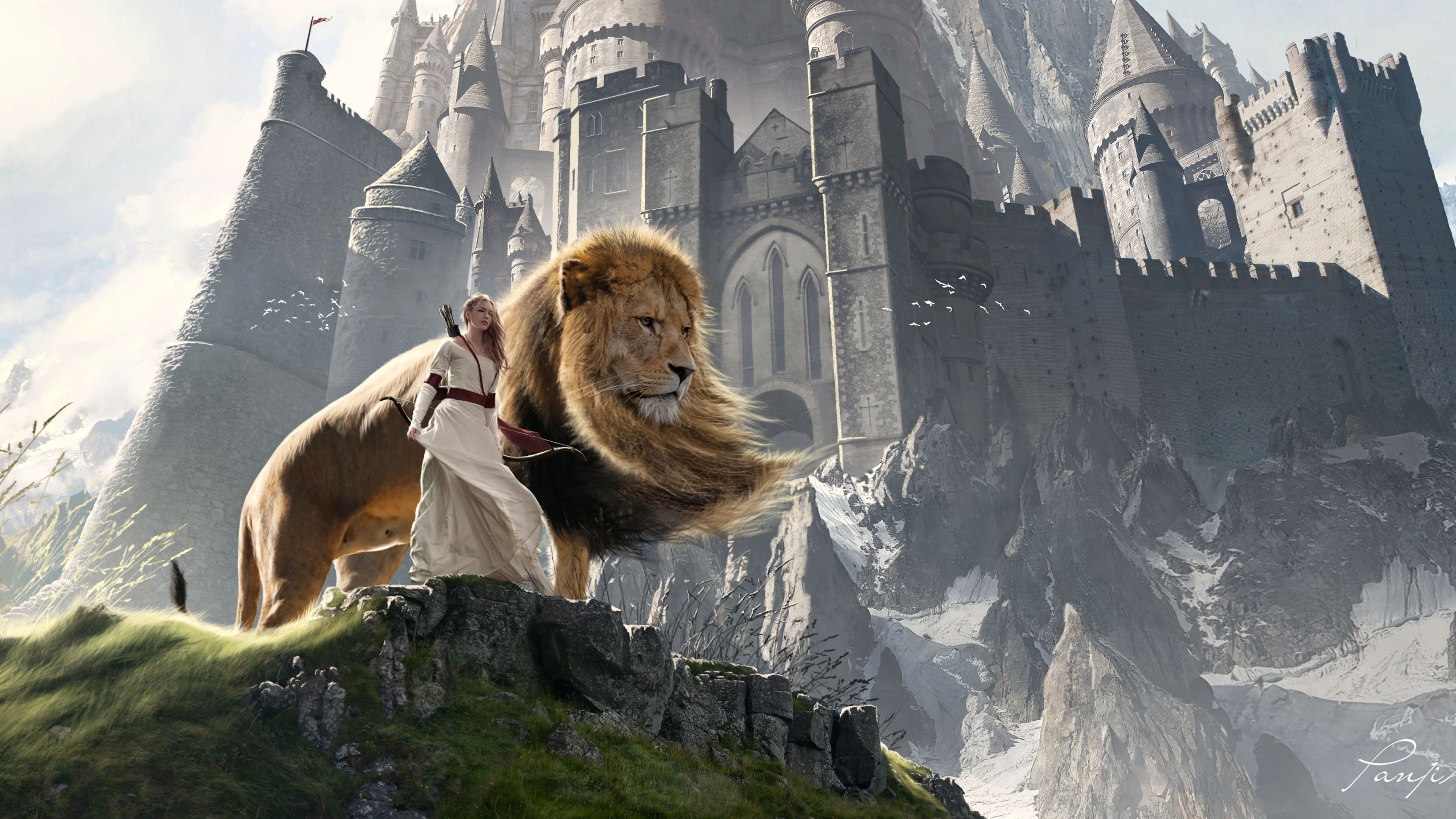 Narnia movies, Fantasy adventure, Magical wardrobe, Lion and witch, 3840x2160 4K Desktop