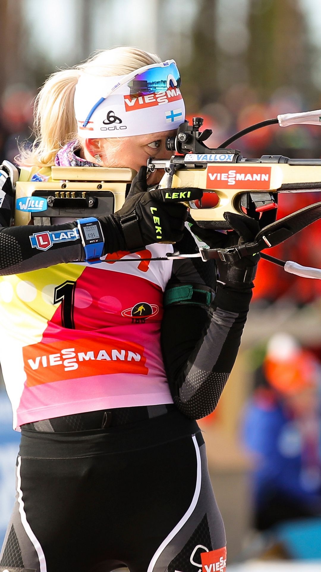 Kaisa Makarainen, Biathlon Wallpaper, 1080x1920 Full HD Phone