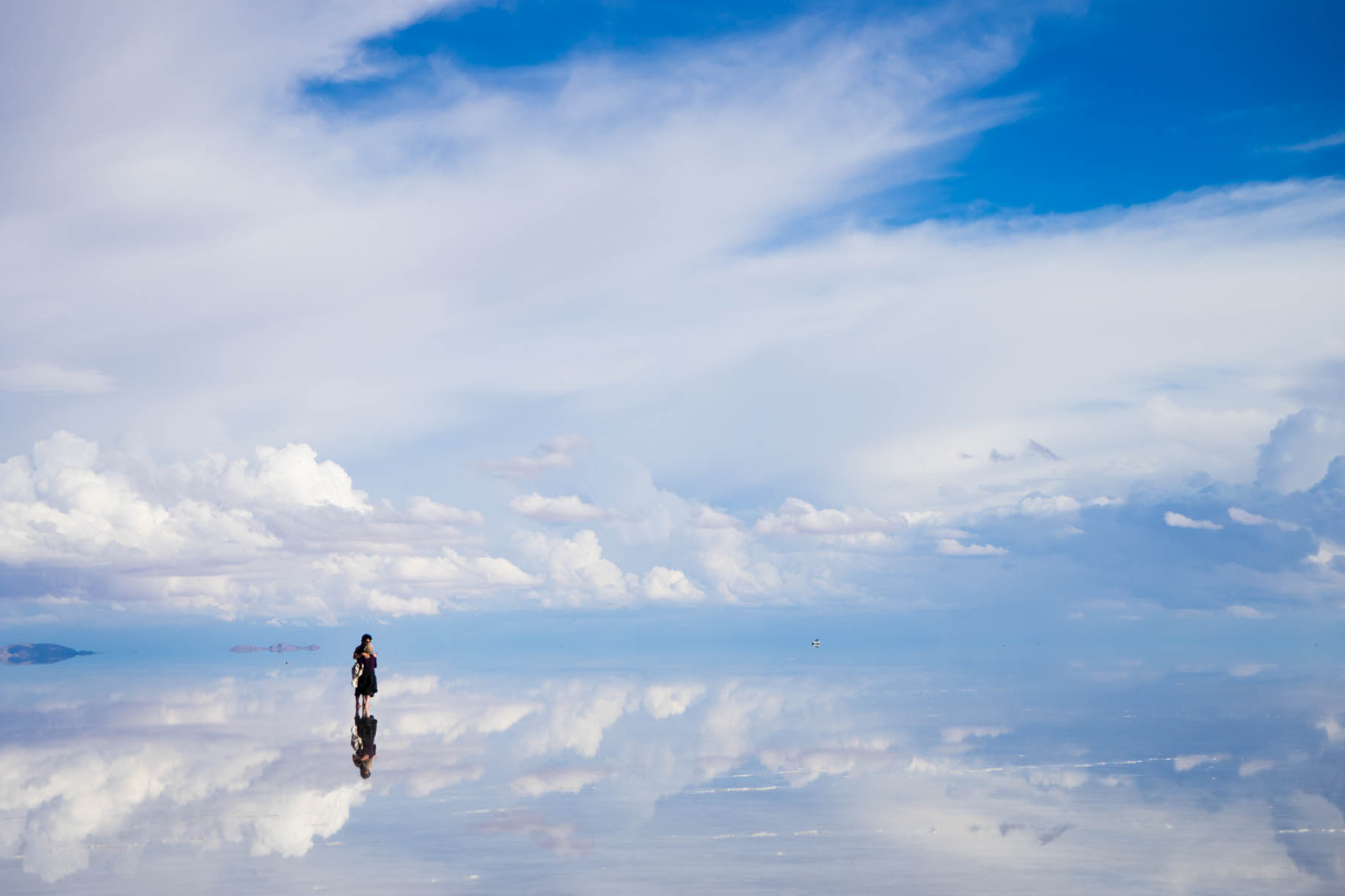 Salt flat, Salar De Uyuni, Bolivia, High-quality wallpapers, 2000x1340 HD Desktop