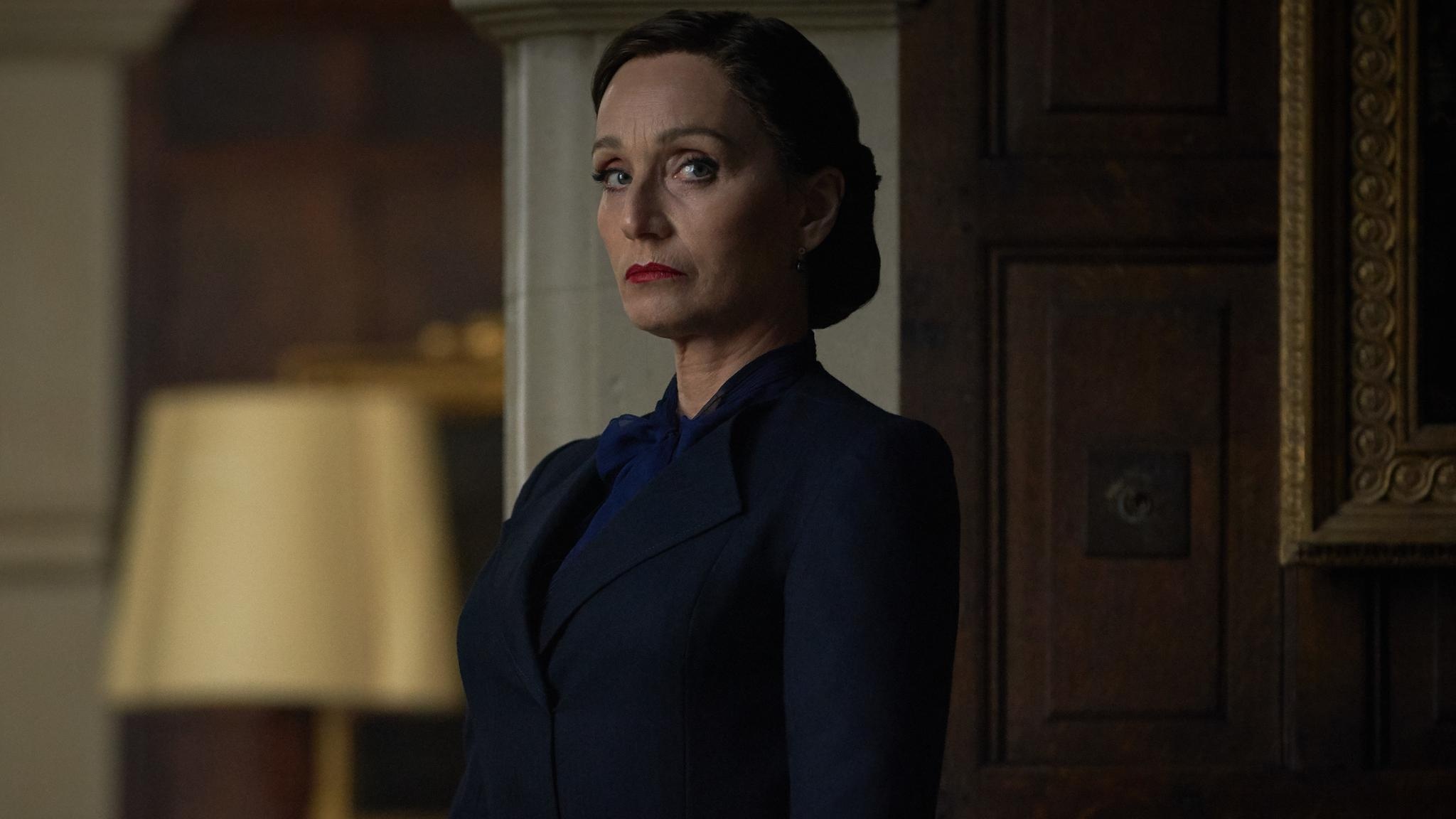 Kristin Scott Thomas, Netflix movie, Rebecca remake, Hitchcock-inspired project, 2050x1160 HD Desktop