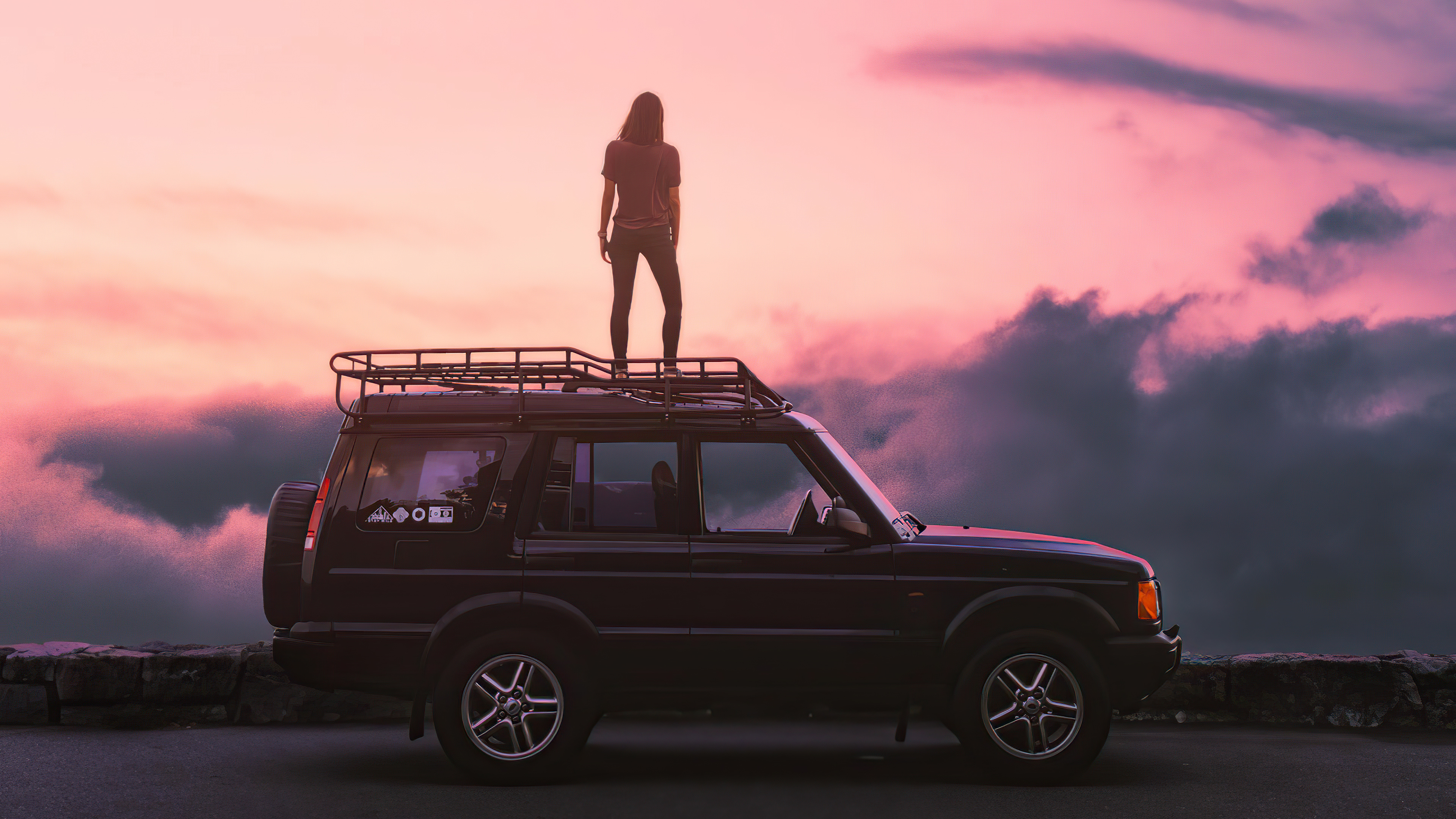 Land Rover, Aesthetic Wallpaper, 3840x2160 4K Desktop