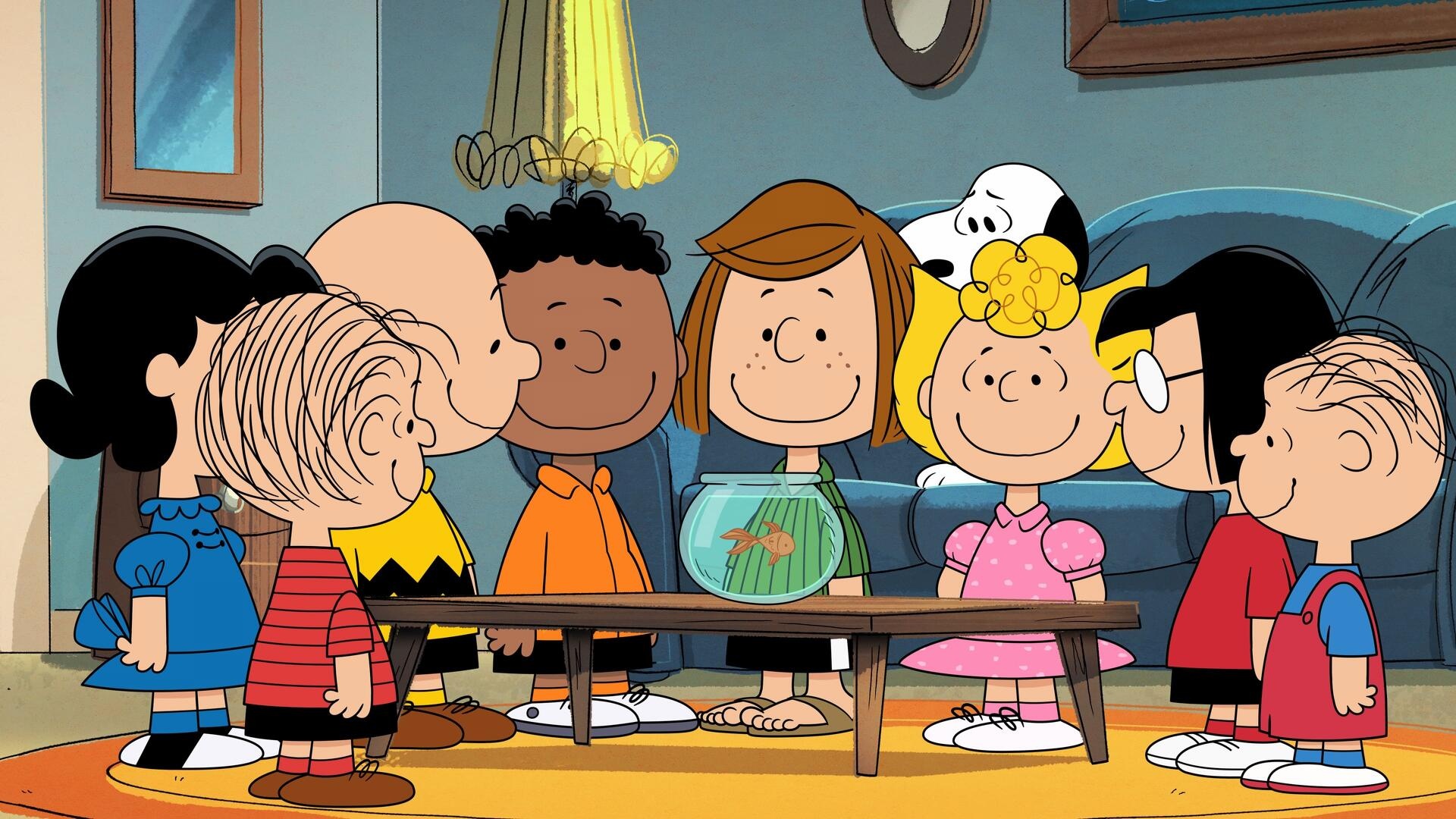 The Snoopy Show, Charlie Brown, Snoopy, Peppermint Patty, Linus van Pelt, Full HD Desktop wallpaper