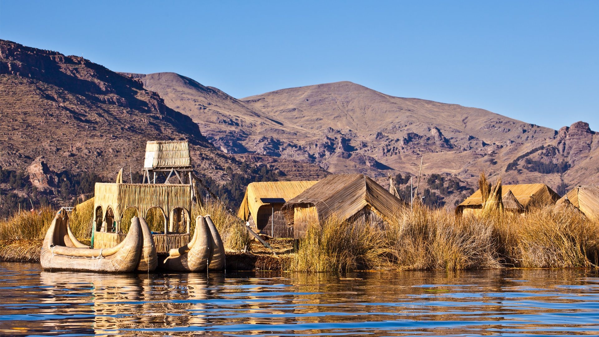Iconic Machu Picchu, Lake Titicaca, South America tour, Cultural wonders, 1920x1080 Full HD Desktop