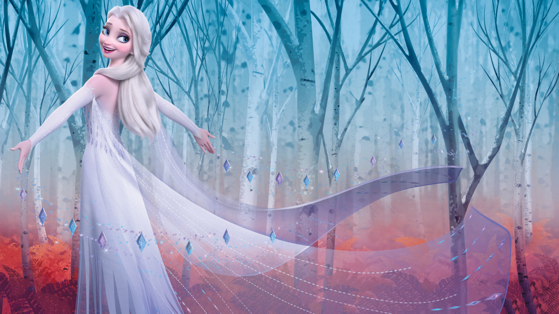 Enchanted Forest, Elsa (Frozen) Wallpaper, 1920x1080 Full HD Desktop