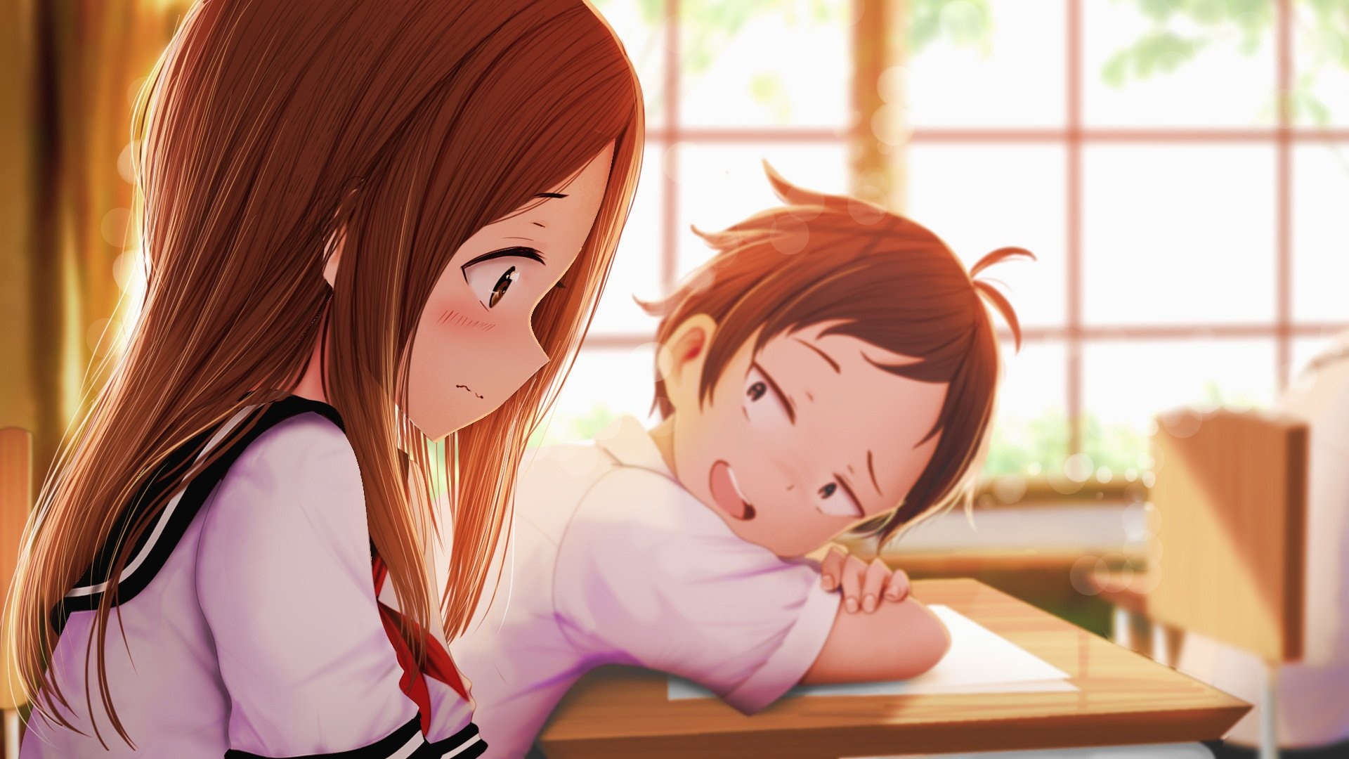 Takagi-san, HD wallpapers, Teasing master series, Anime backgrounds, 1920x1080 Full HD Desktop