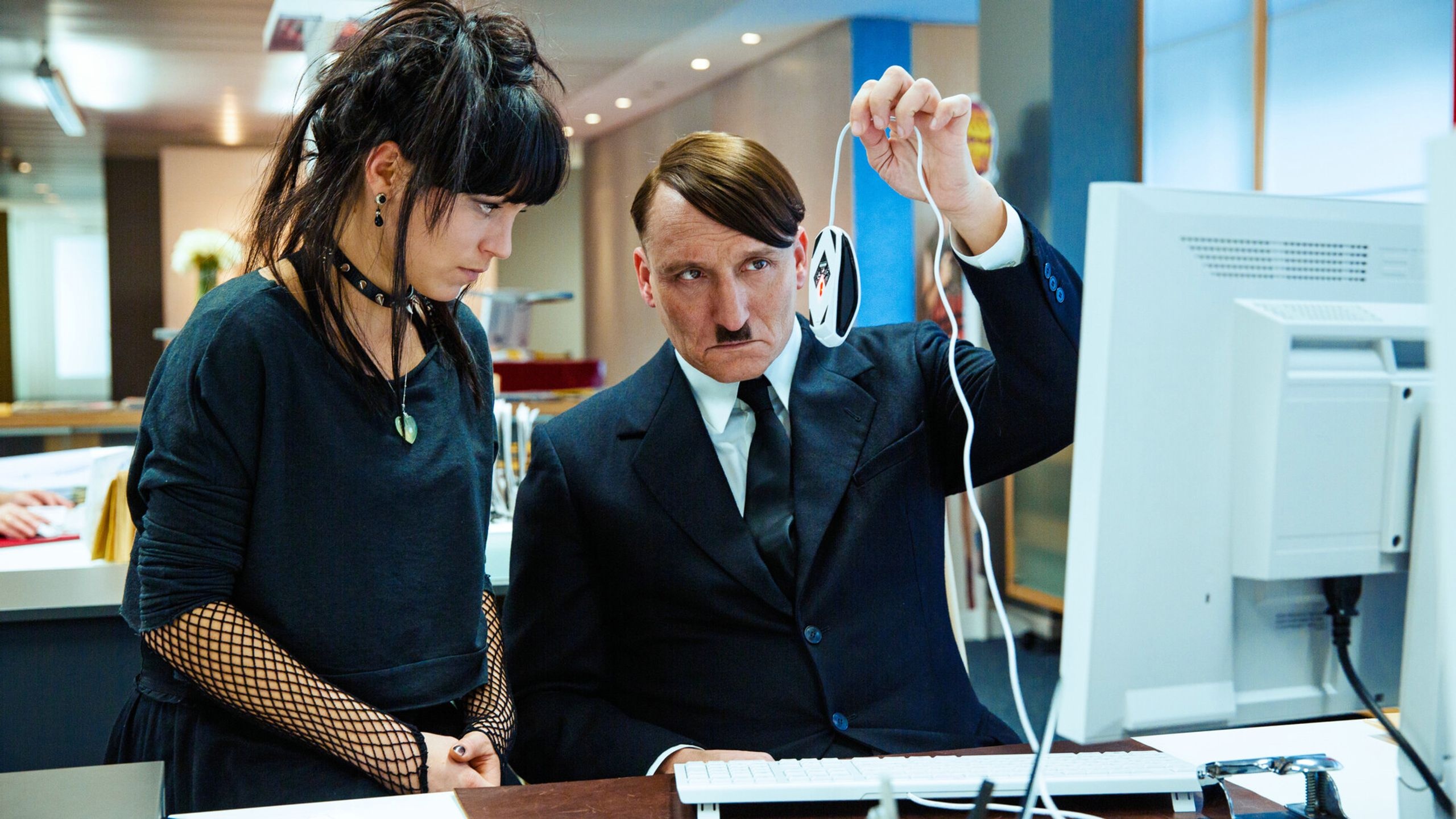 Oliver Masucci, Movies, Interview, Hitler actor, 2560x1440 HD Desktop