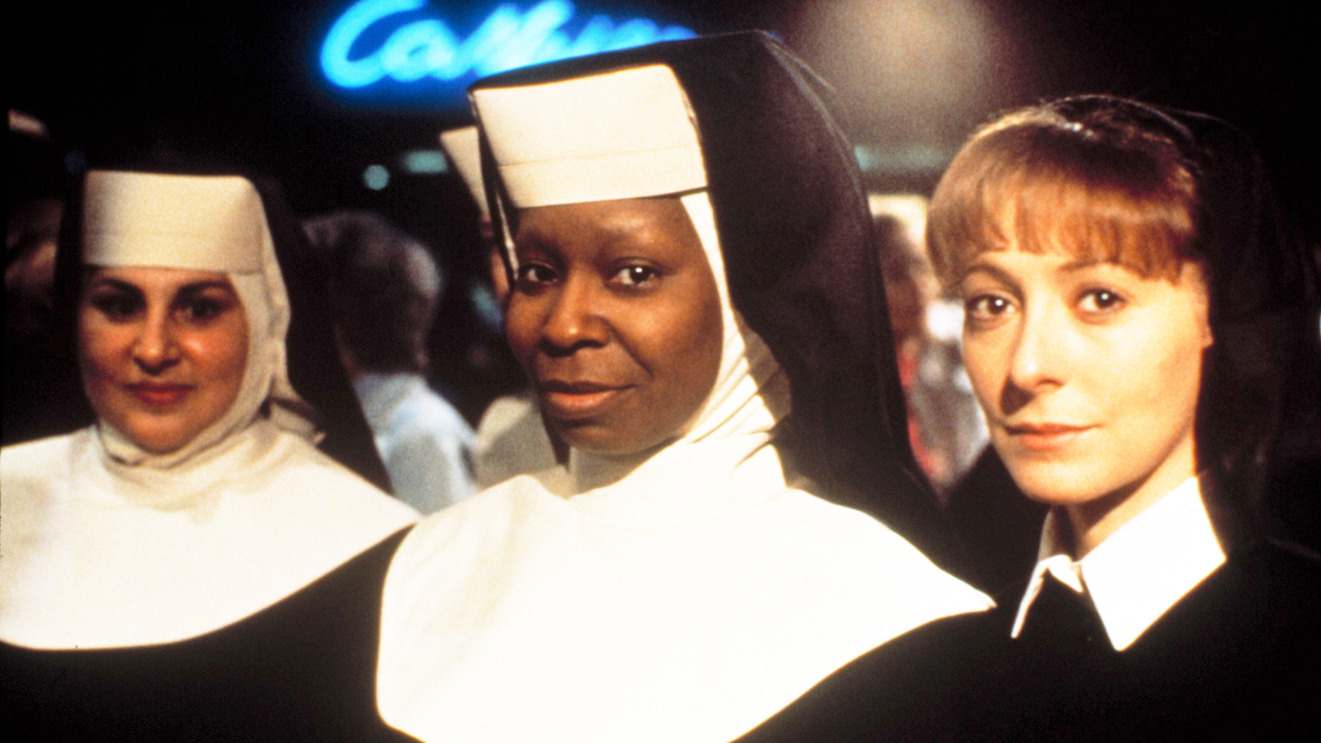 Whoopi Goldberg, Sister Act release, Timeless classic, Enduring impact, 1920x1080 Full HD Desktop