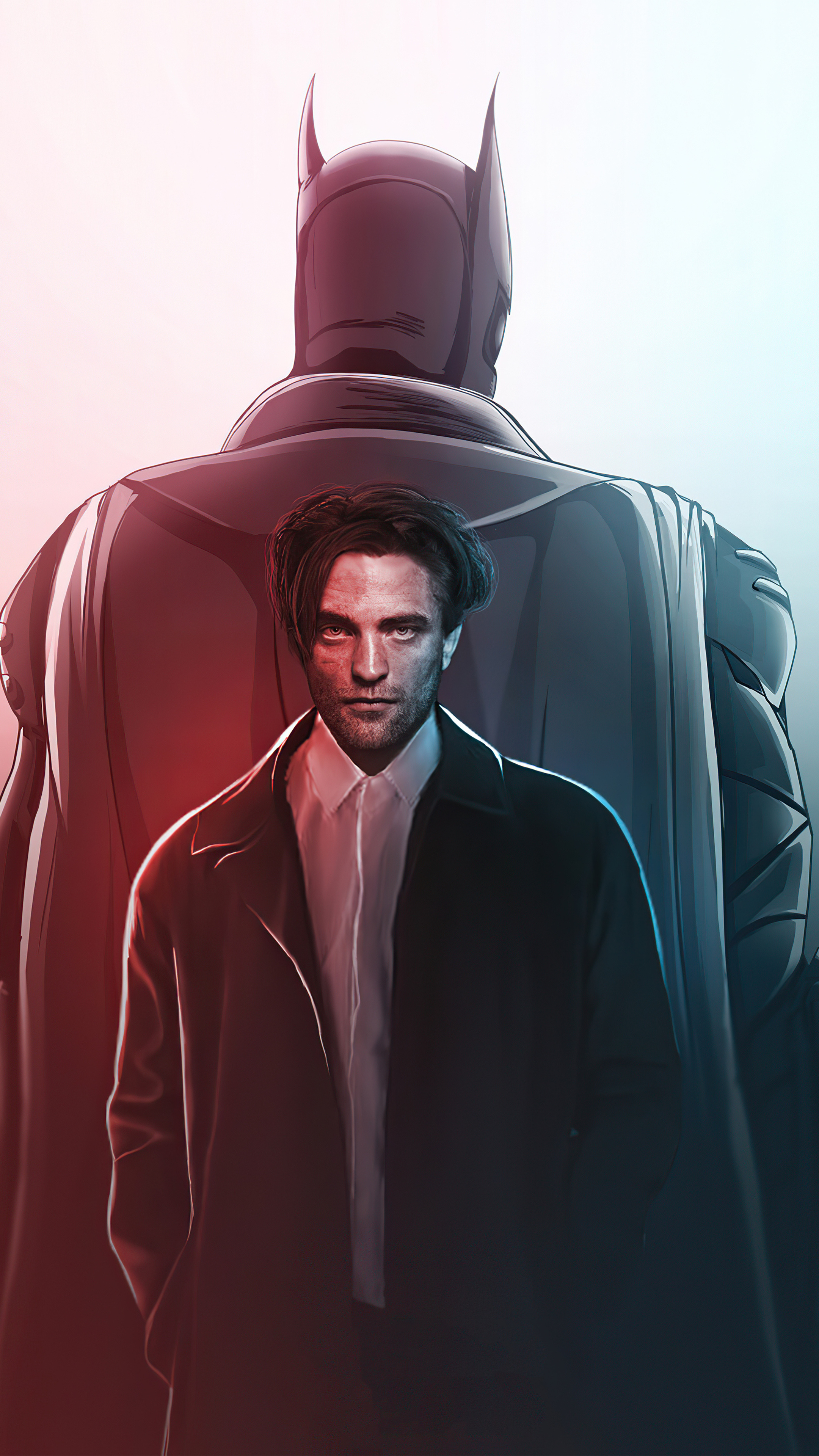 The Batman, Robert Pattinson, Art, Premium, 2160x3840 4K Phone