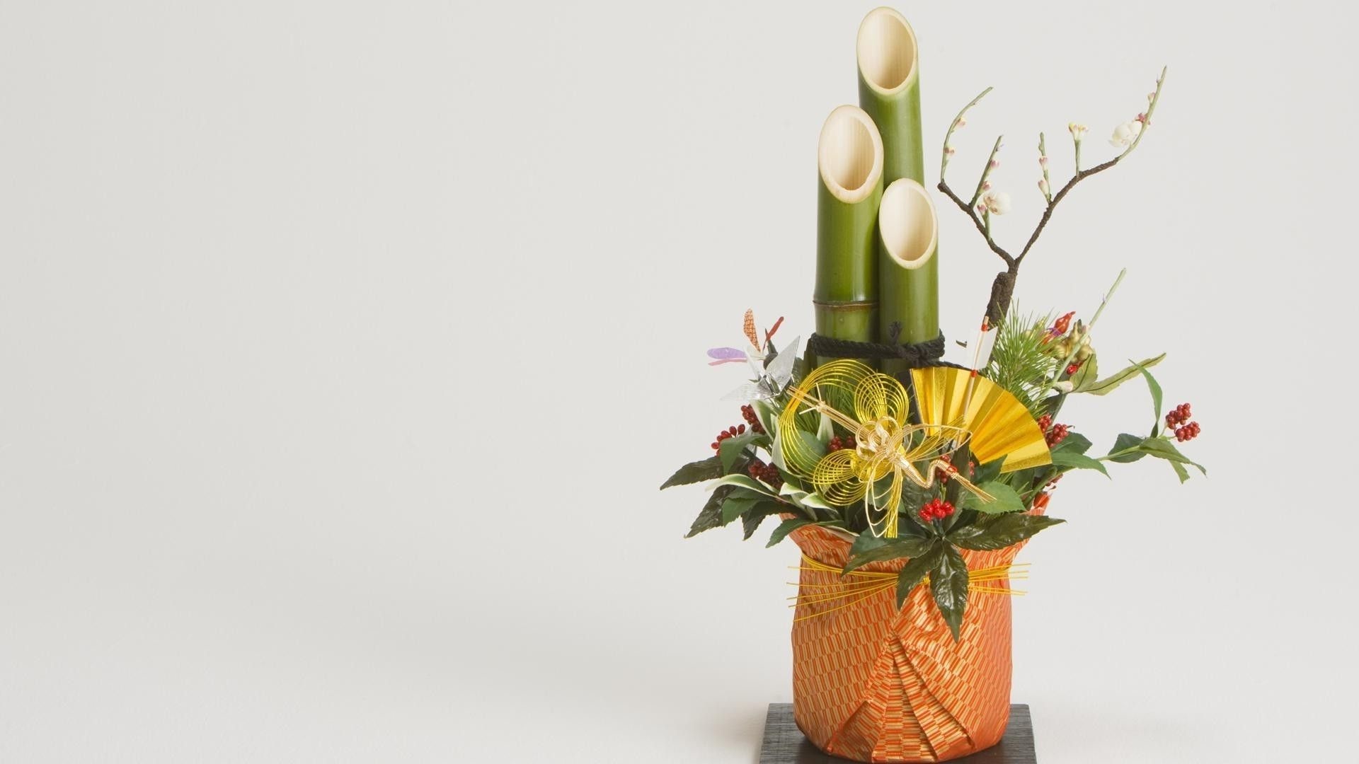 Kadomatsu, Ikebana Wallpaper, 1920x1080 Full HD Desktop