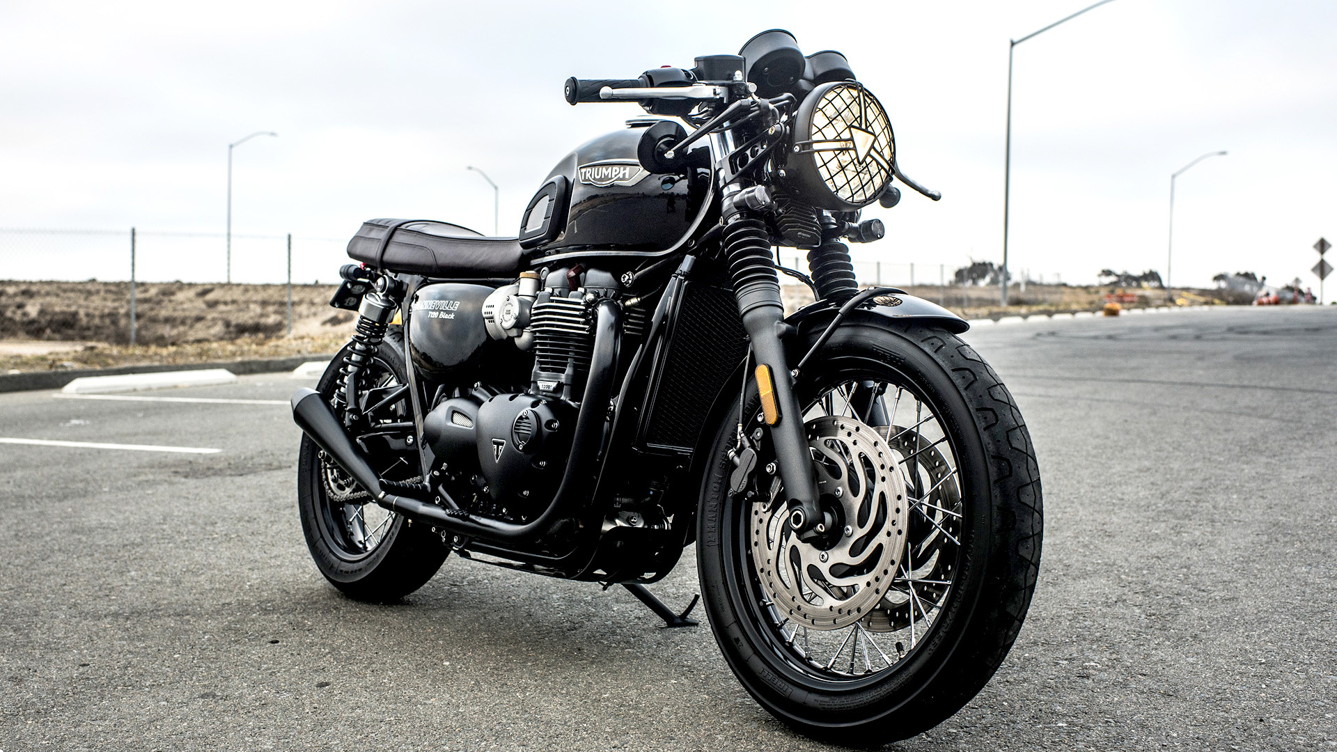Triumph Bonneville T120, Auto, 2018 Triumph Bonneville, Dennis Kirk, 1920x1080 Full HD Desktop