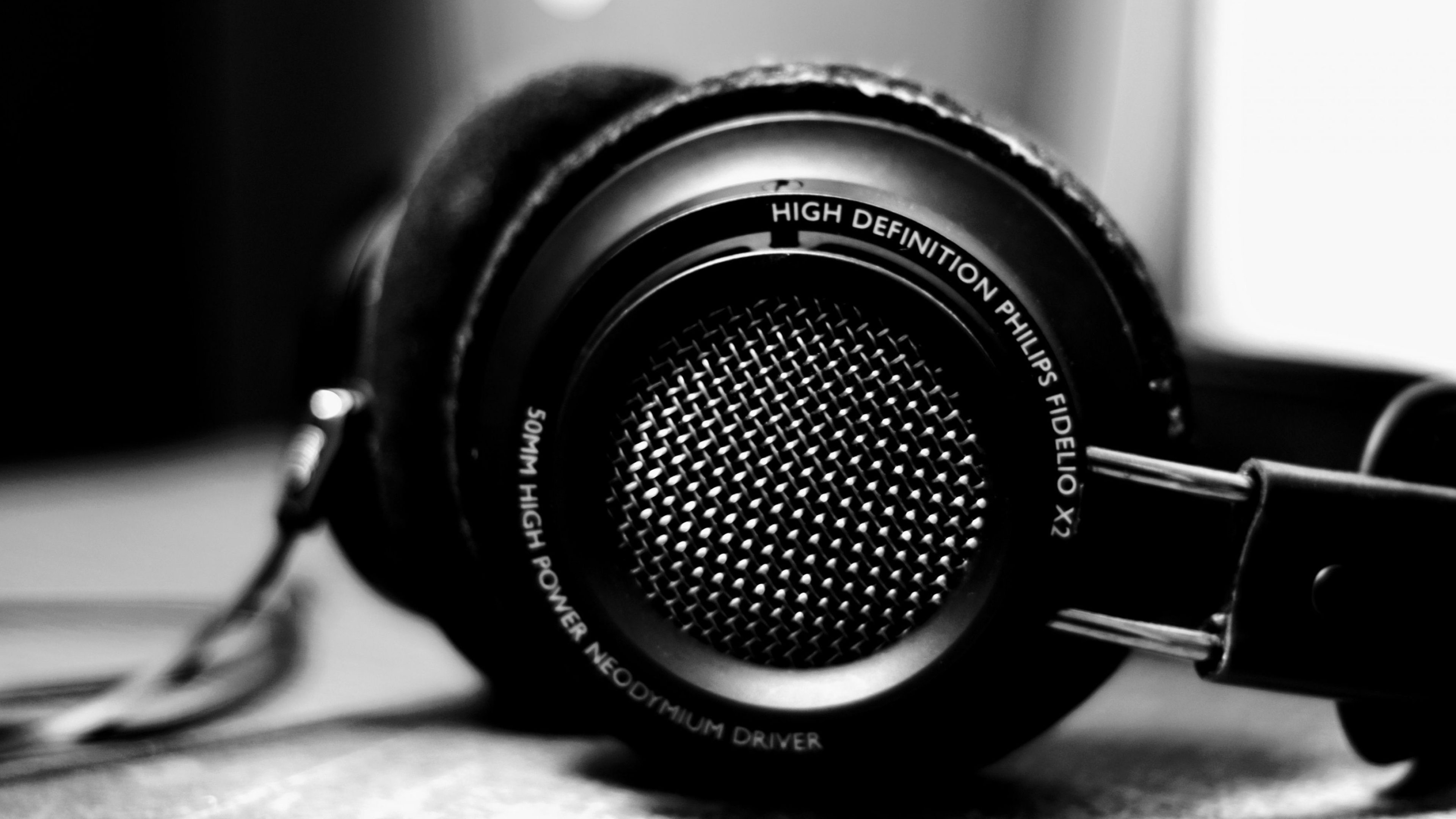 Philips Fidelio X2HR, Headphones Wallpaper, 3840x2160 4K Desktop