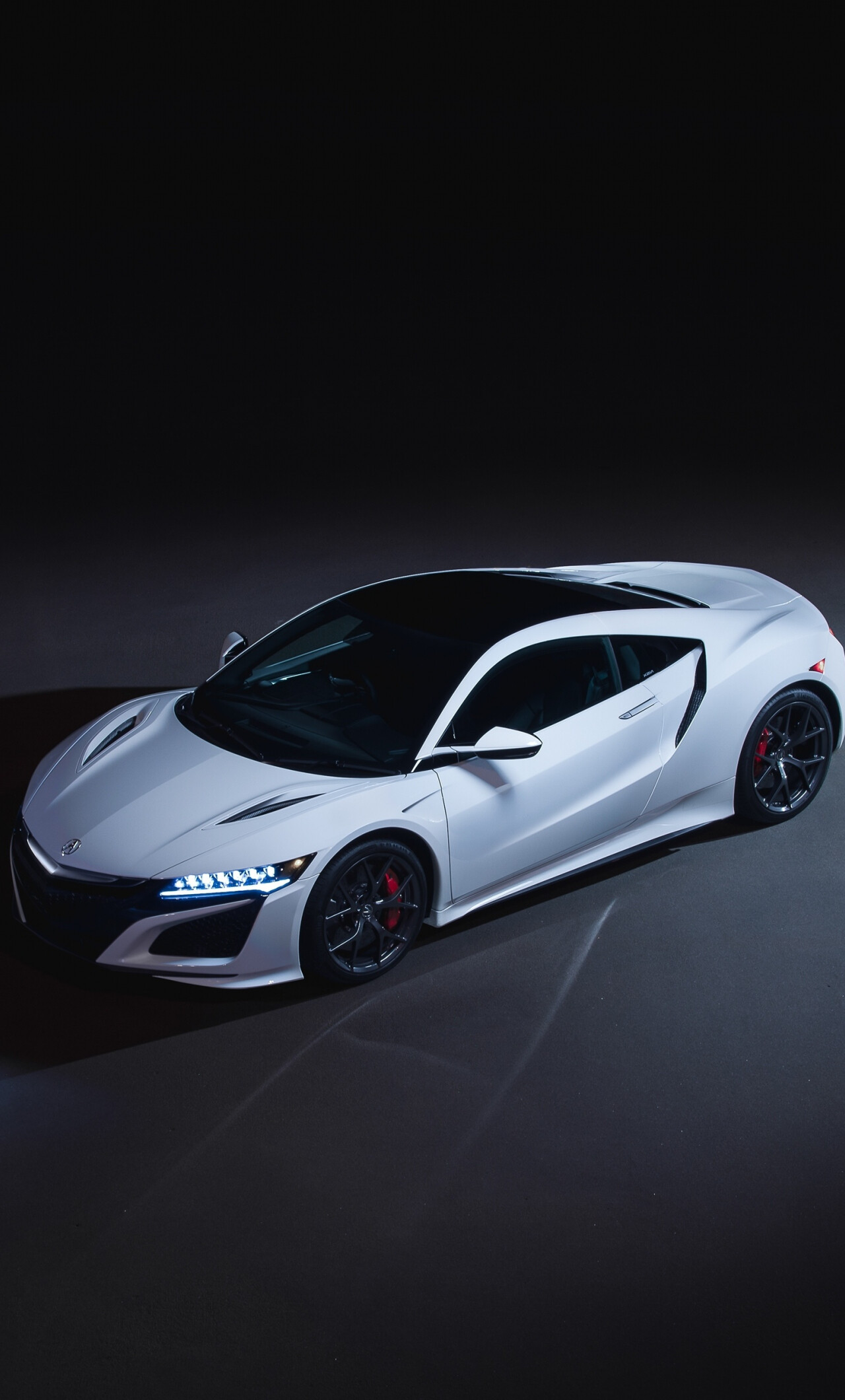 Acura NSX white, 2019, Wallpaper, iPhone 6 Plus, 1280x2120 HD Phone