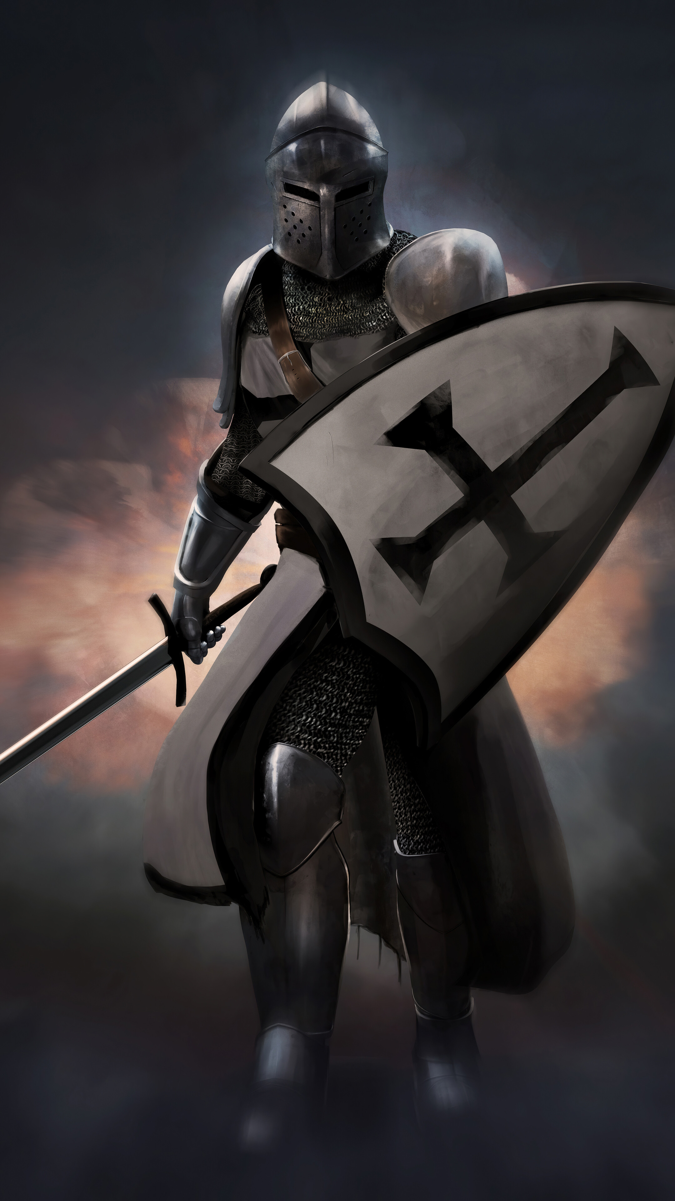 Knight warrior, Sony Xperia, Premium, 2160x3840 4K Phone