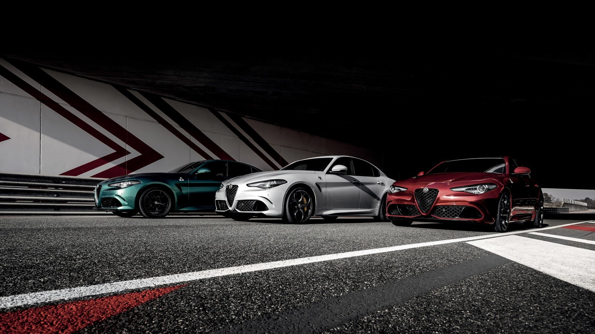 Alfa Romeo Giulia, 4K wallpapers, Quadrifoglio, 1920x1080 Full HD Desktop