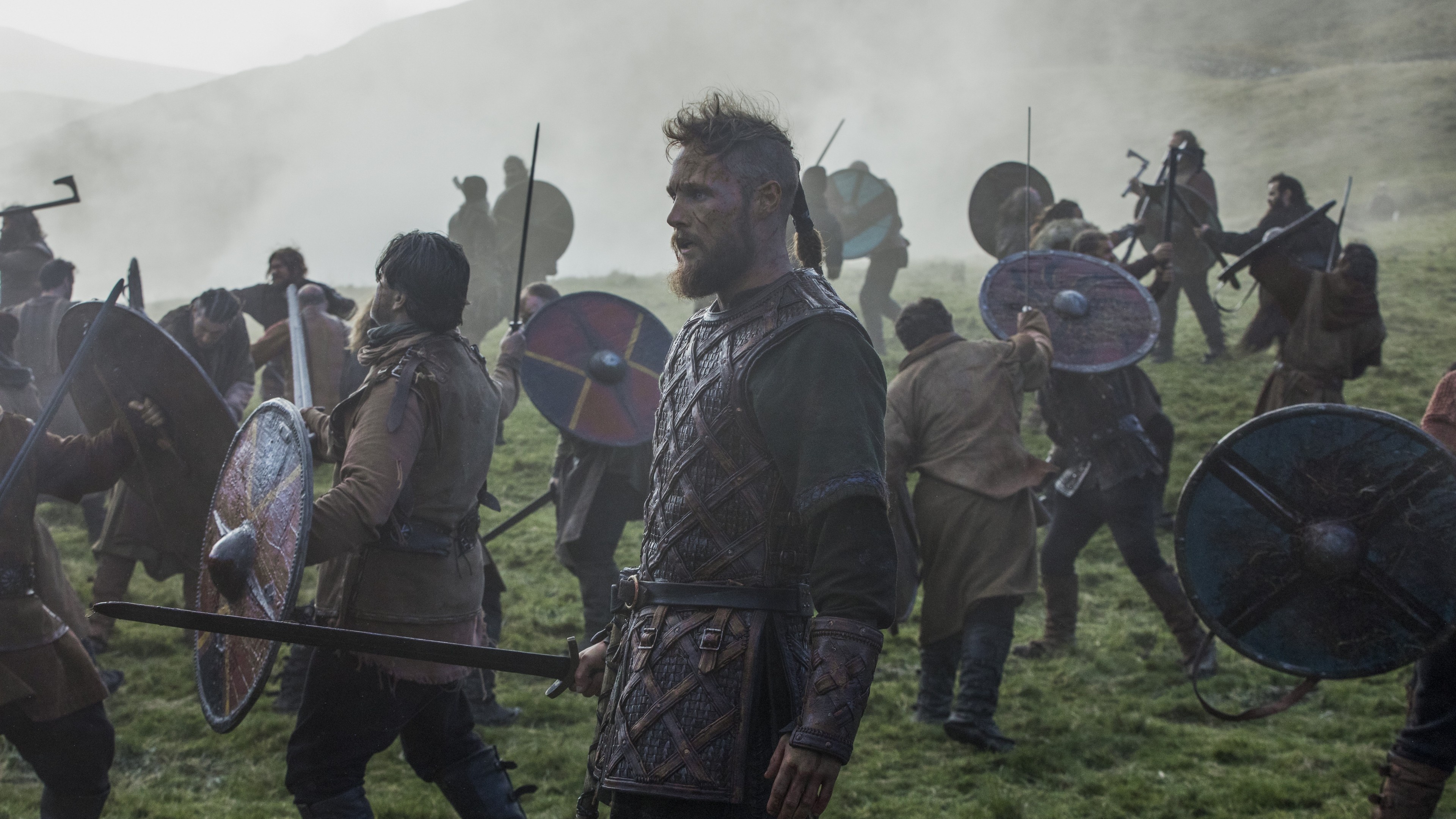Vikings season 5, Travis Fimmel, Katheryn Winnick, Page 5, 3840x2160 4K Desktop