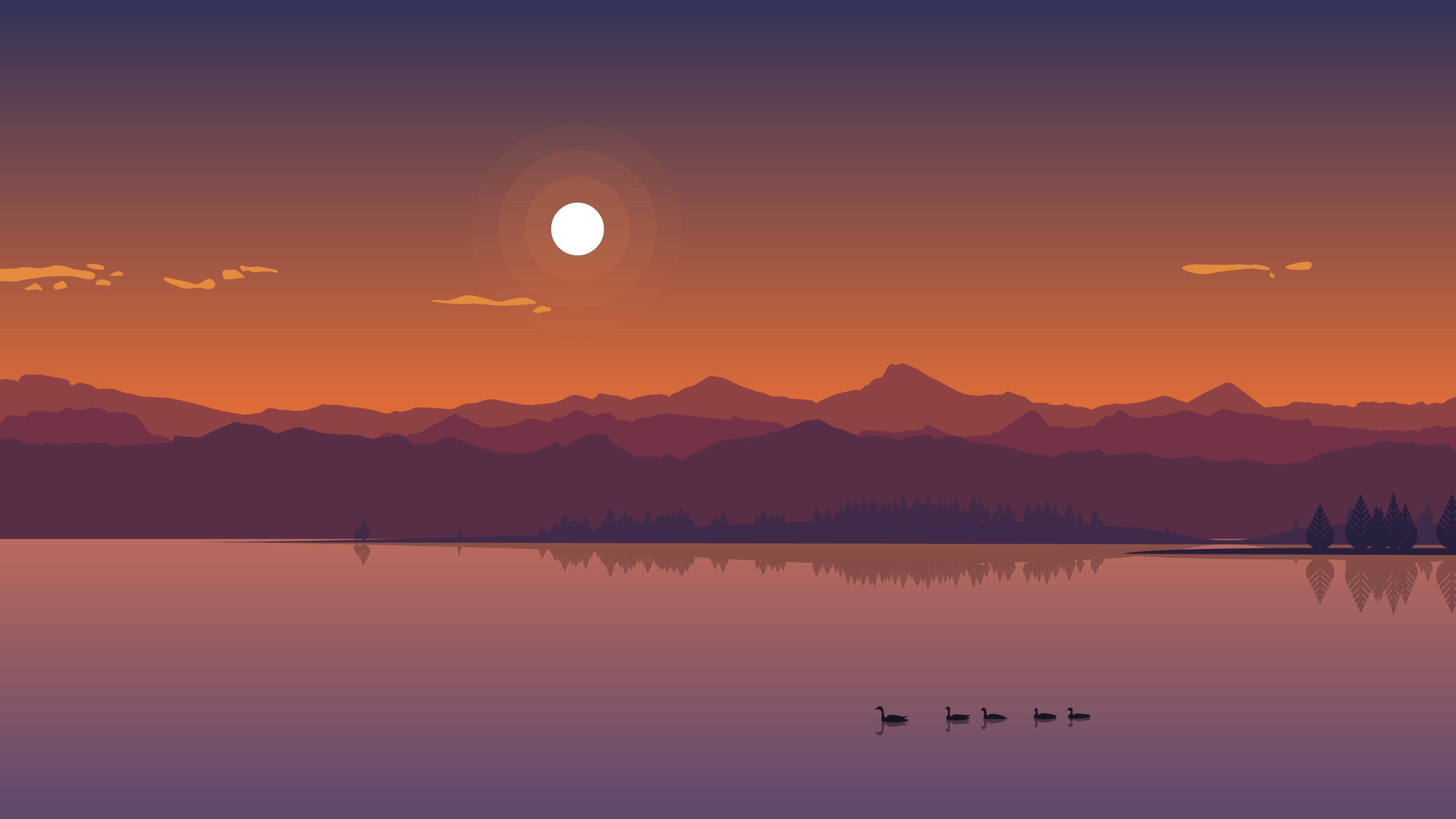 Minimalist creativity, Artistic intensity, Sparse visuals, Delicate touch, Distilled design, 3840x2160 4K Desktop