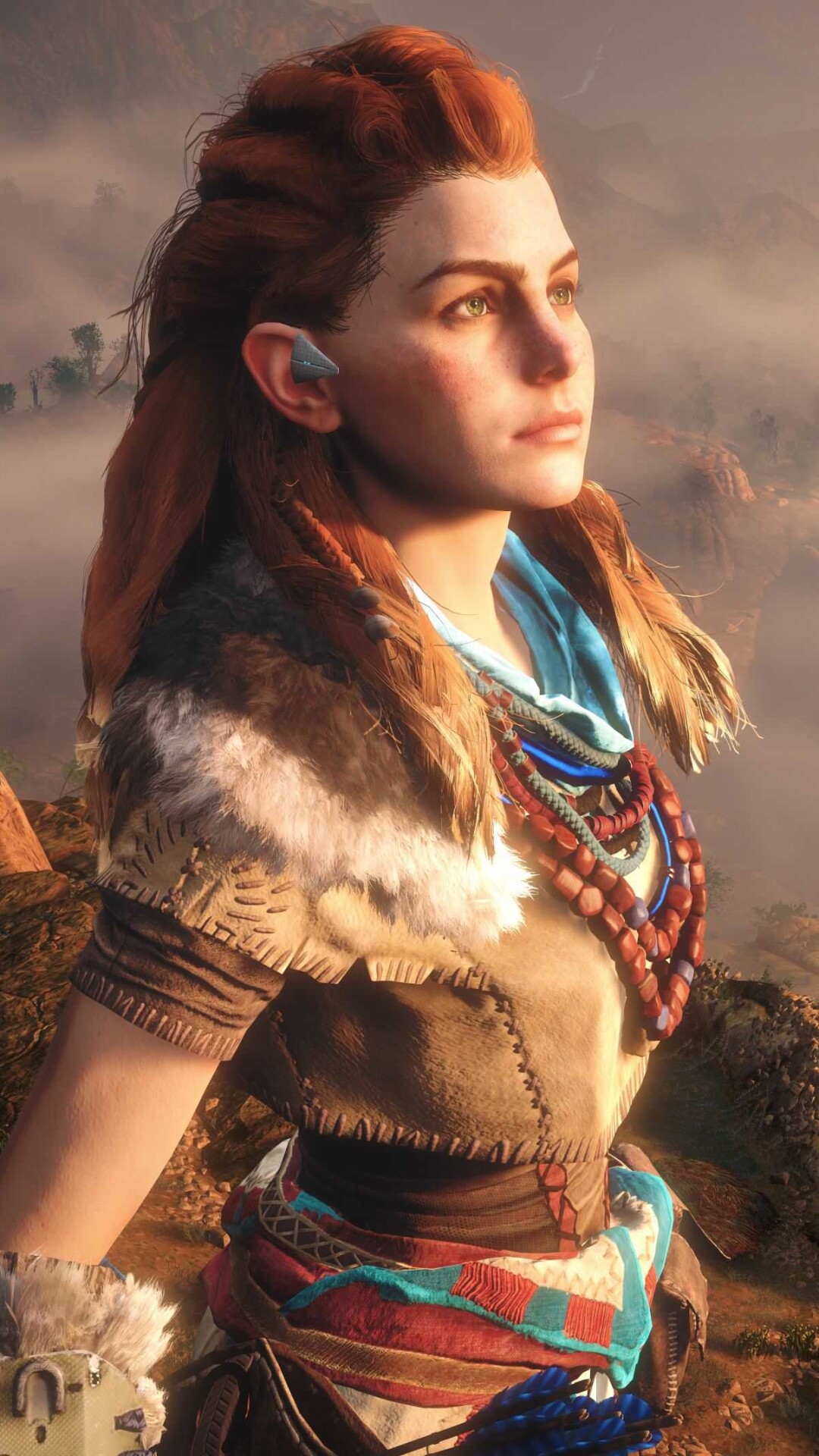 Horizon Zero Dawn, Post-apocalyptic world, Robotic creatures, Engaging storyline, 1080x1920 Full HD Phone