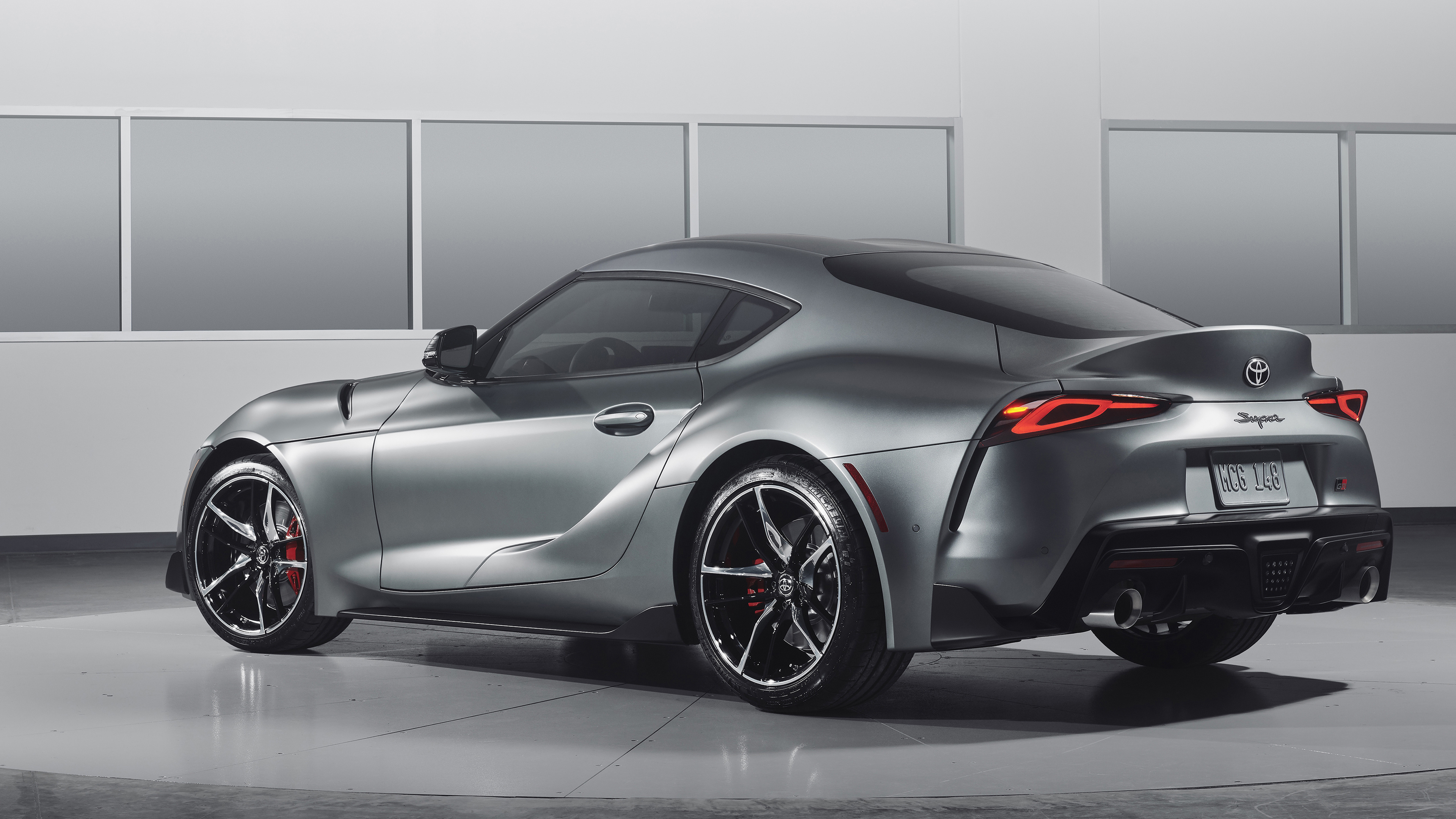 Back View, Toyota GR Supra Wallpaper, 3840x2160 4K Desktop