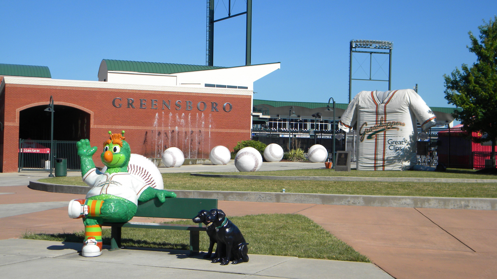 Greensboro Grasshoppers stadium, 3648x2736, 1920x1080 Full HD Desktop
