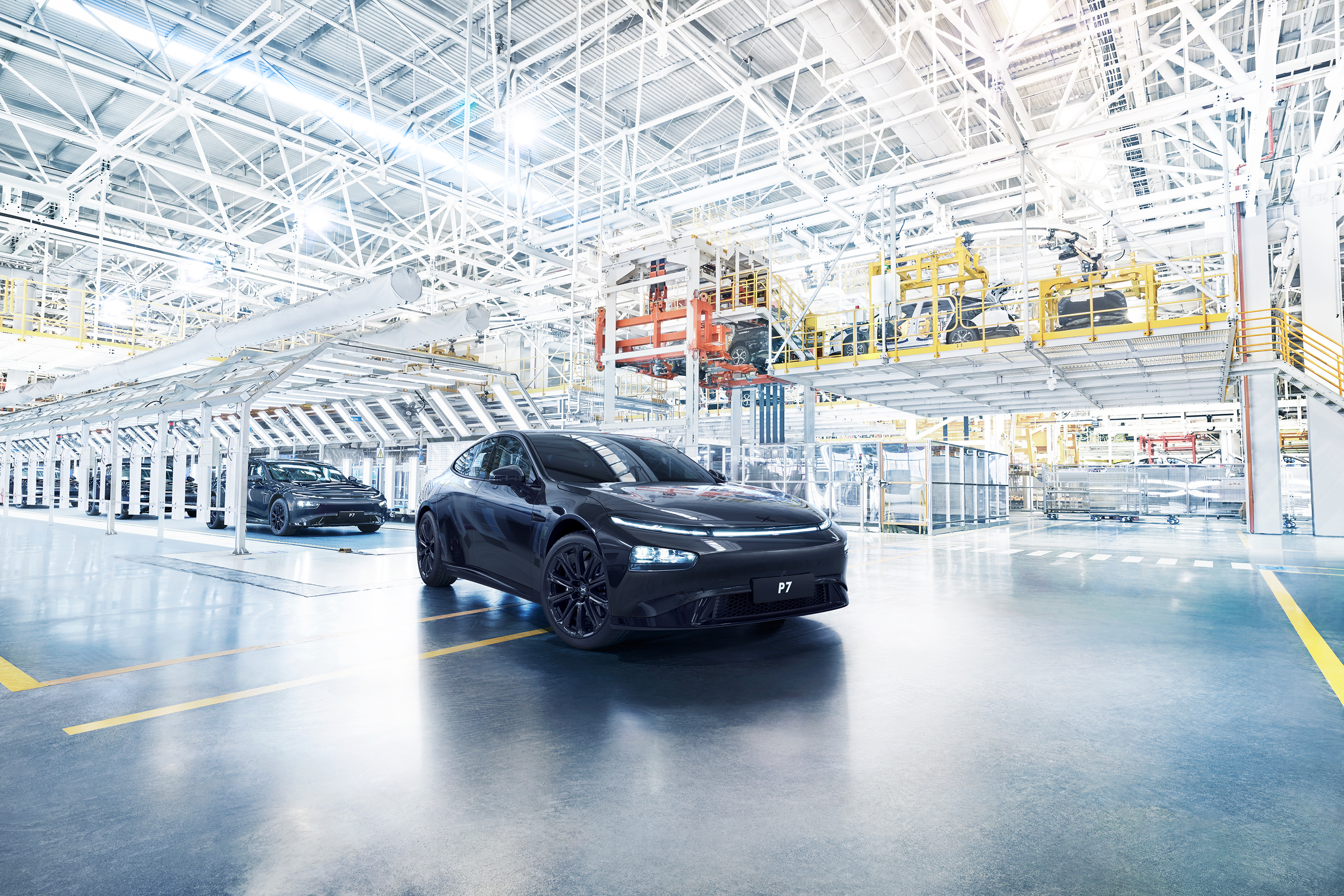 Conveyer, XPeng P7 Sedan Wallpaper, 3000x2010 HD Desktop