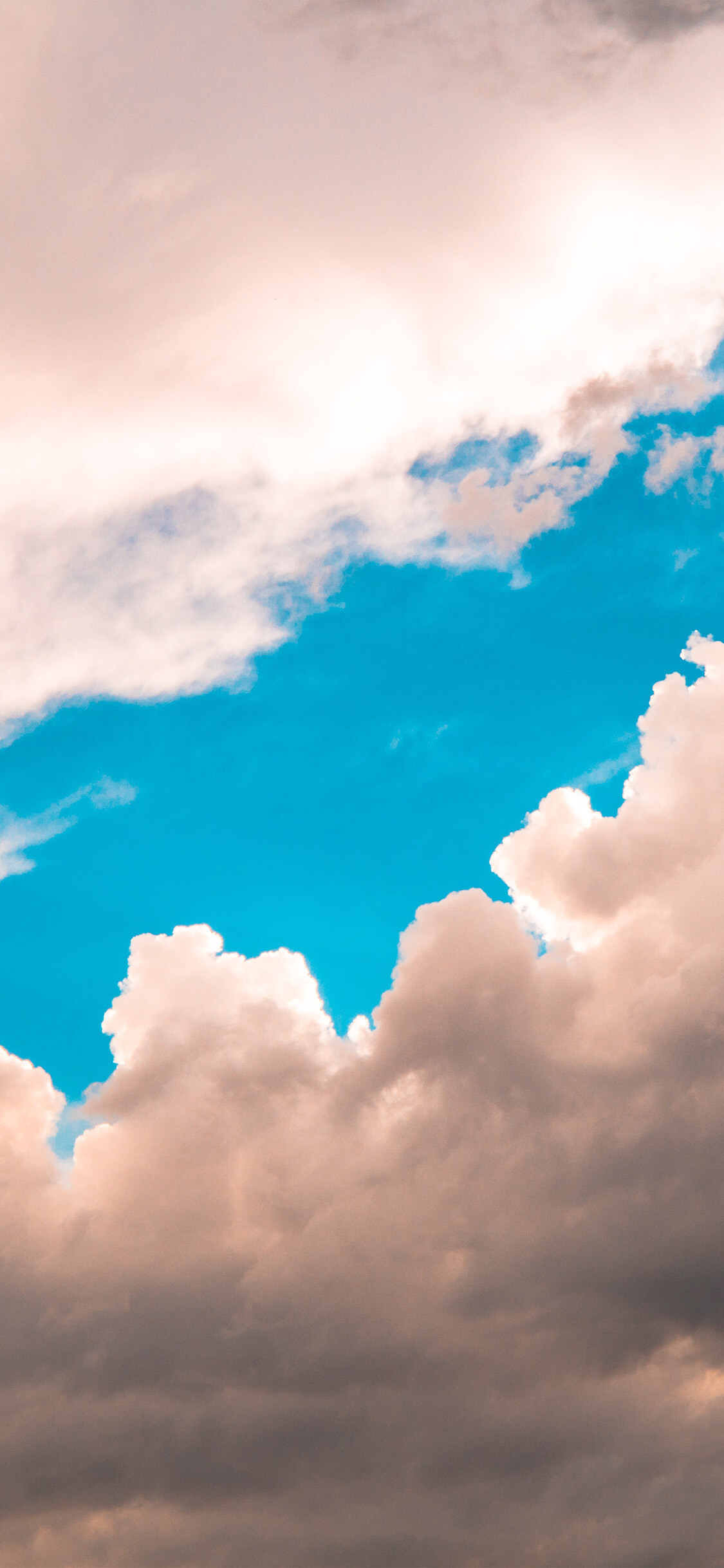 Clouds, Majestic sky, Summer vibes, Natural beauty, 1130x2440 HD Phone