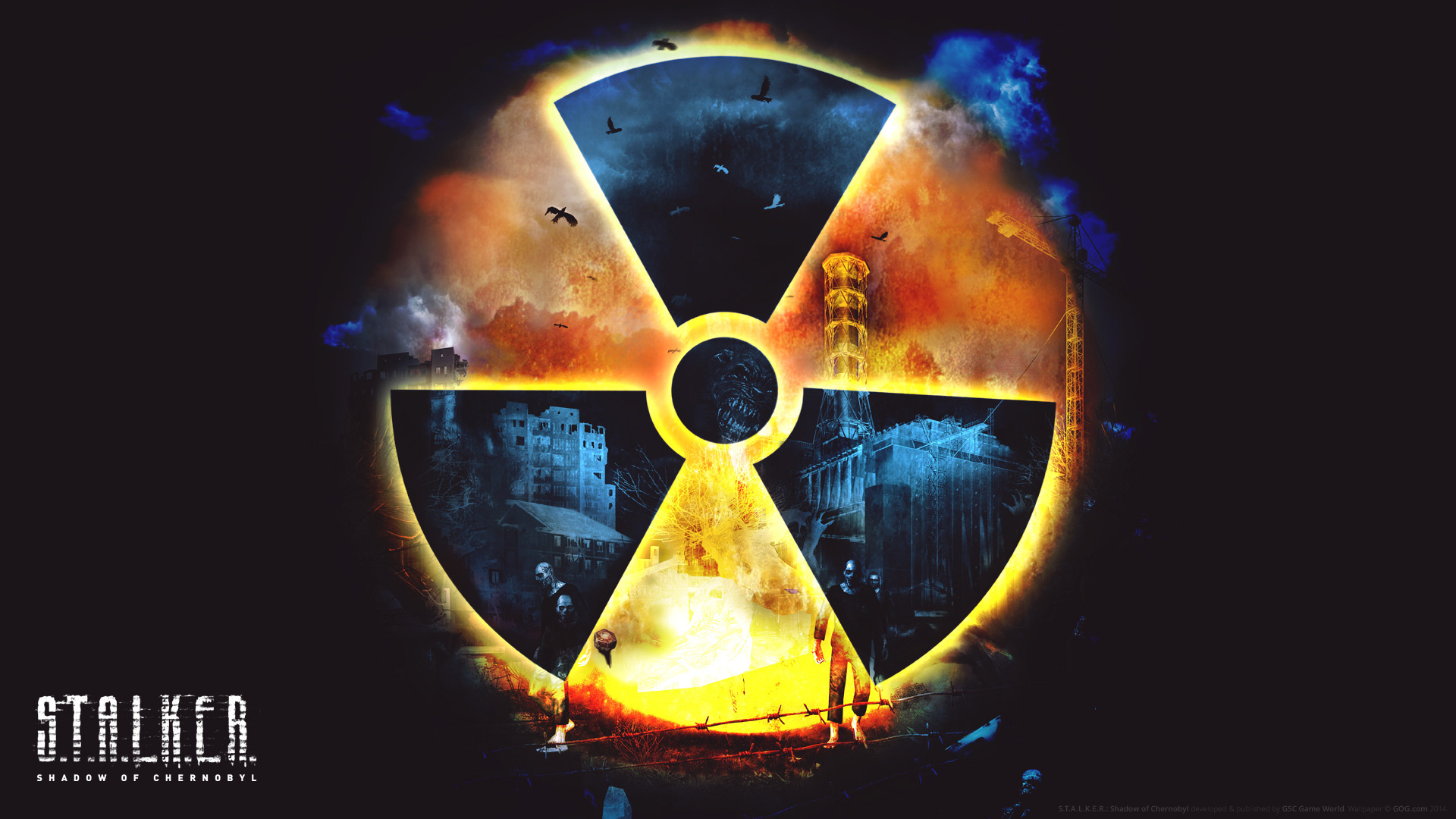 S.T.A.L.K.E.R.: Shadow of Chernobyl, Wallpaper image mod, Post-apocalyptic game, 1920x1080 Full HD Desktop