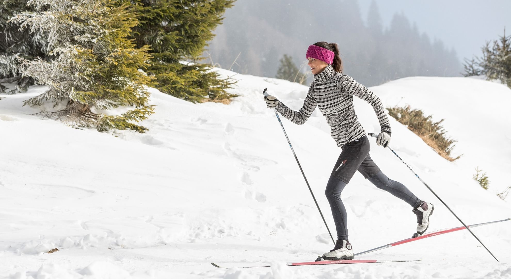 Cross-country skiing, Falkensteiner group, Winter sport, Outdoor activity, 1980x1080 HD Desktop