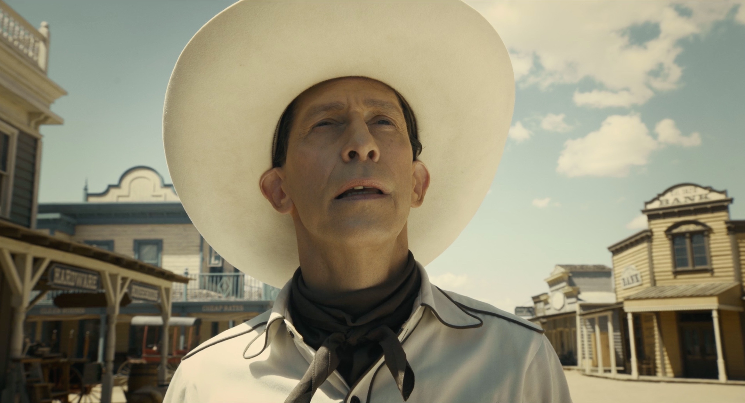 The Ballad of Buster Scruggs (Movies), Deep-fried movies, Frame grab, Western masterpiece, 2570x1390 HD Desktop