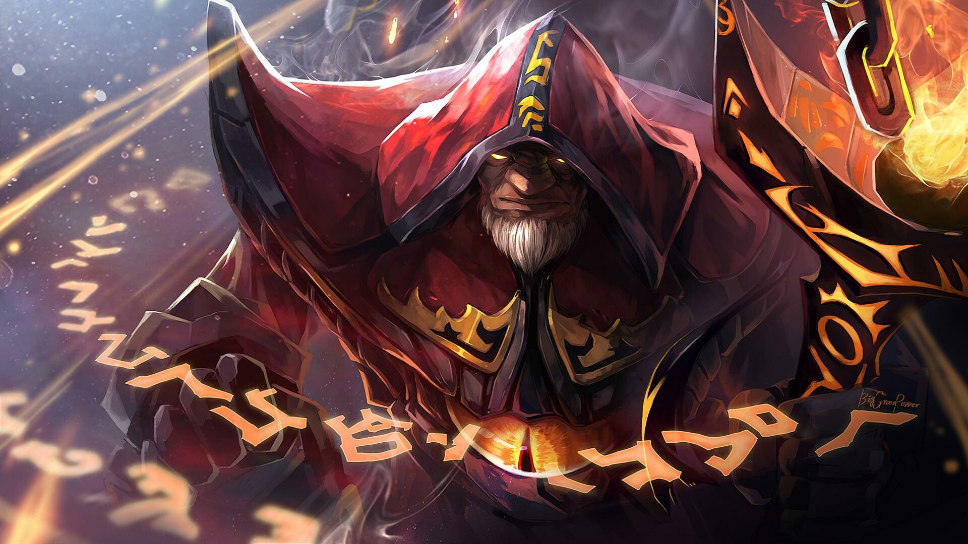 Warlock, Dota 2 Wallpaper, 1920x1080 Full HD Desktop